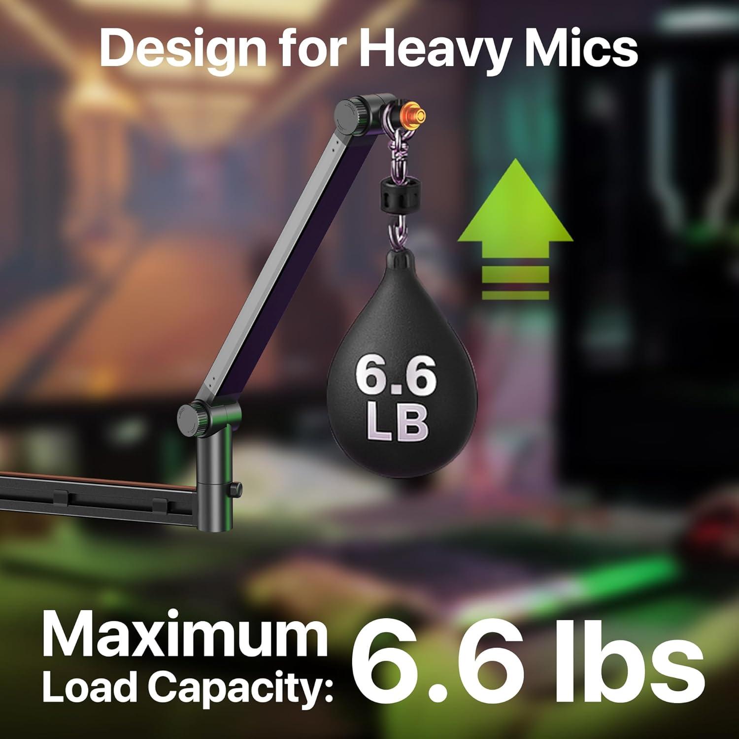 Cable de guitarra Pro Series 3 m con brazo de boom AA AUDIO ACCESSORY