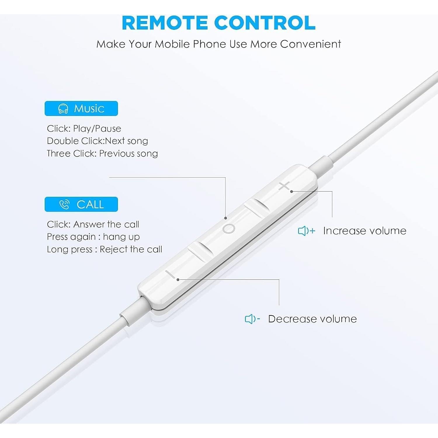 Auriculares USB-C HiFi Estéreo Pcwfbzf con Micrófono - 2 Paquetes