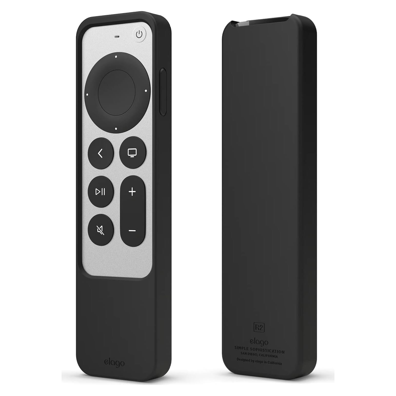 Funda elago R2 Slim para Control Remoto Siri Apple TV 4K HD Negro