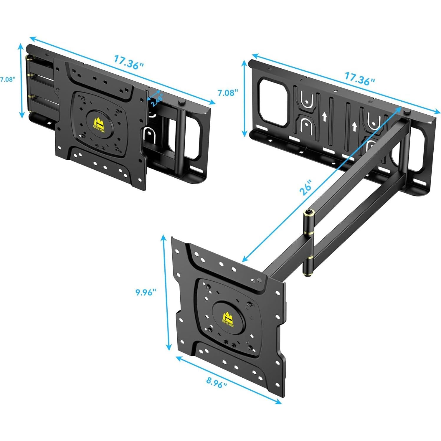 Soporte de Pared para TV de Esquina FORGING MOUNT 13-43"