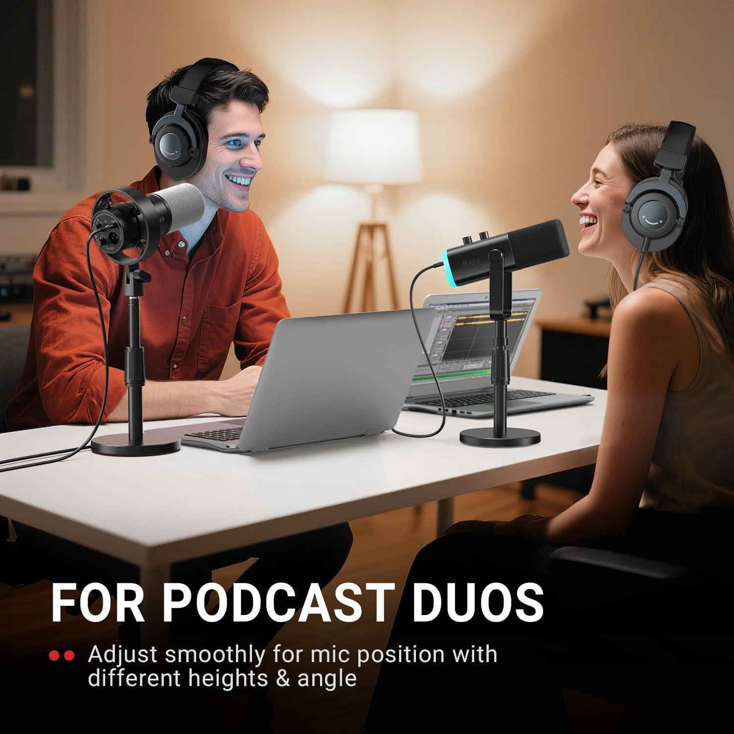 Soporte de Micrófono de Escritorio FIFINE BS1 Ajustable Metal