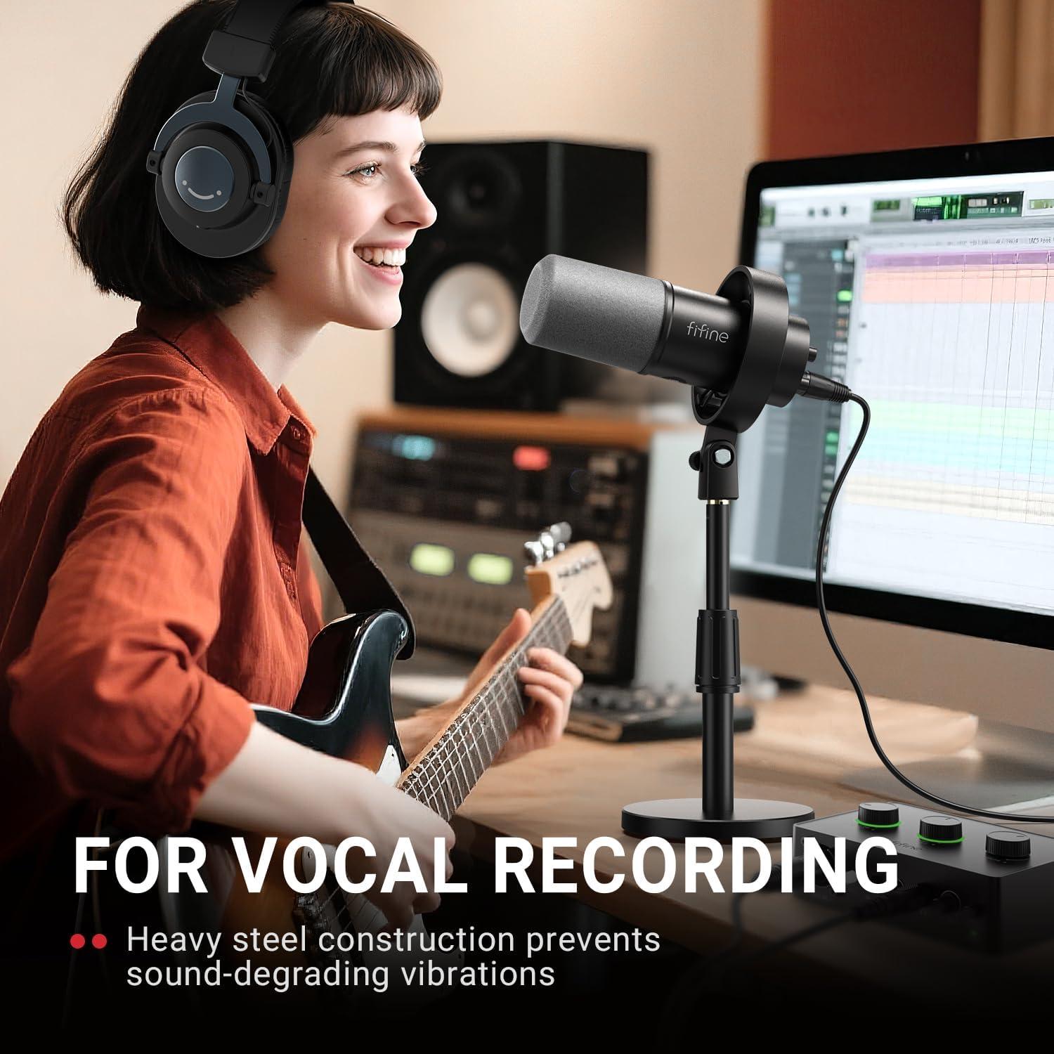 Soporte de Micrófono de Escritorio FIFINE BS1 Ajustable Metal