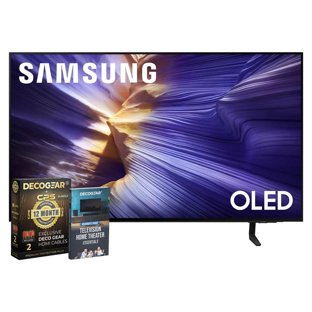 Samsung Televisor Inteligente OLED 4K S90F 42" (2025) con Protección