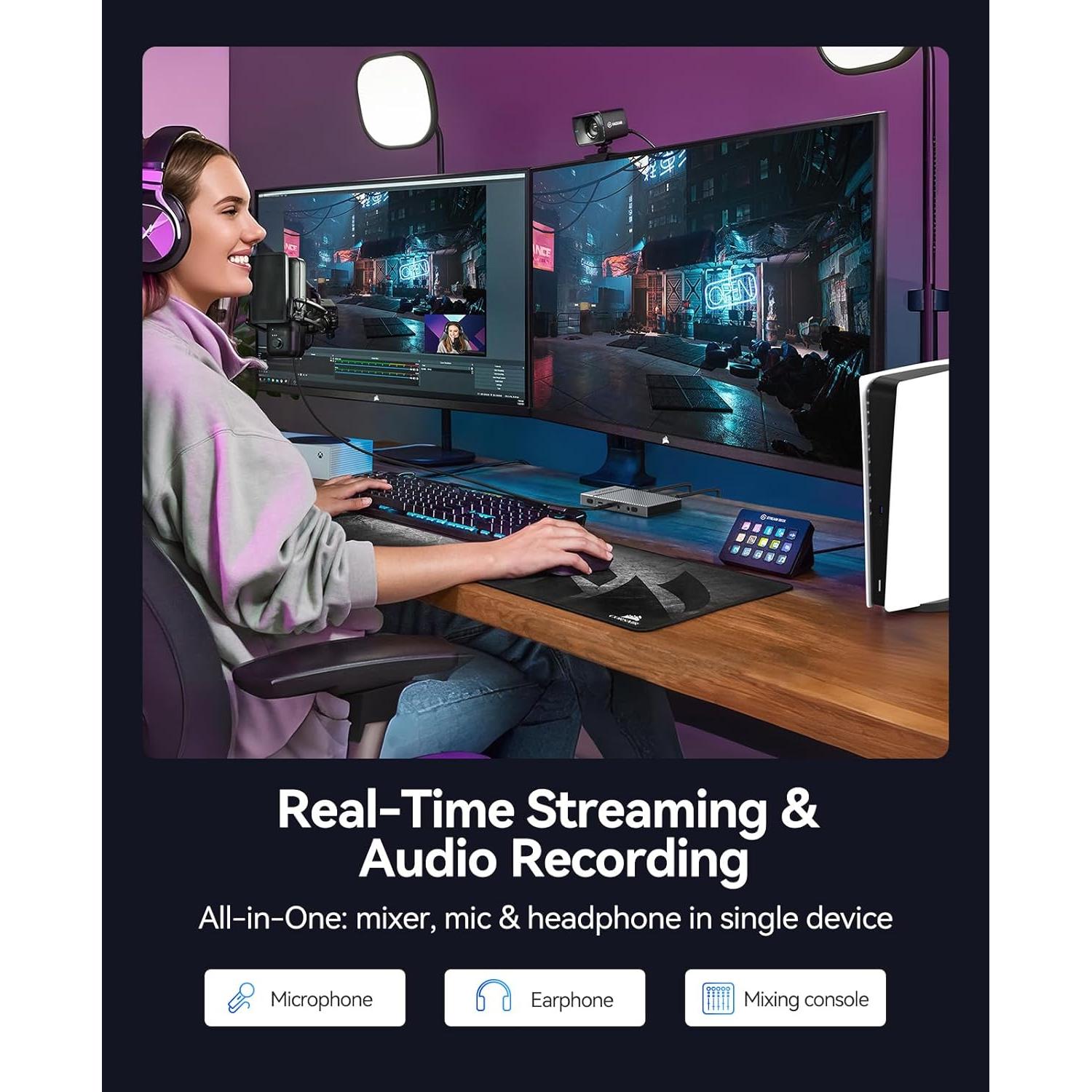 Tarjeta de Captura HDMI ORICO 4K 60Hz Doble Entrada Streaming