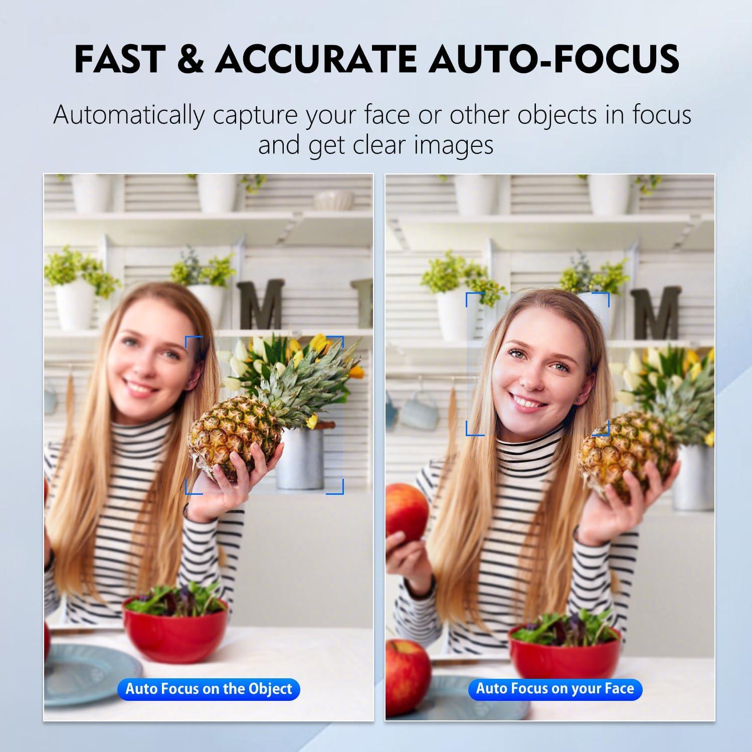 Webcam TOALLIN Hello SE 2K con Reconocimiento Facial IR