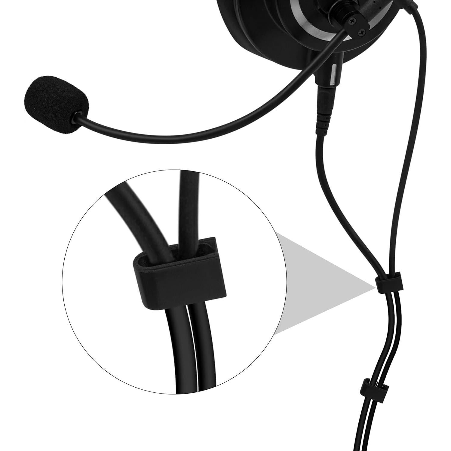 Micrófono Boom GEEKRIA para Auriculares - Compatible con PC y Consolas