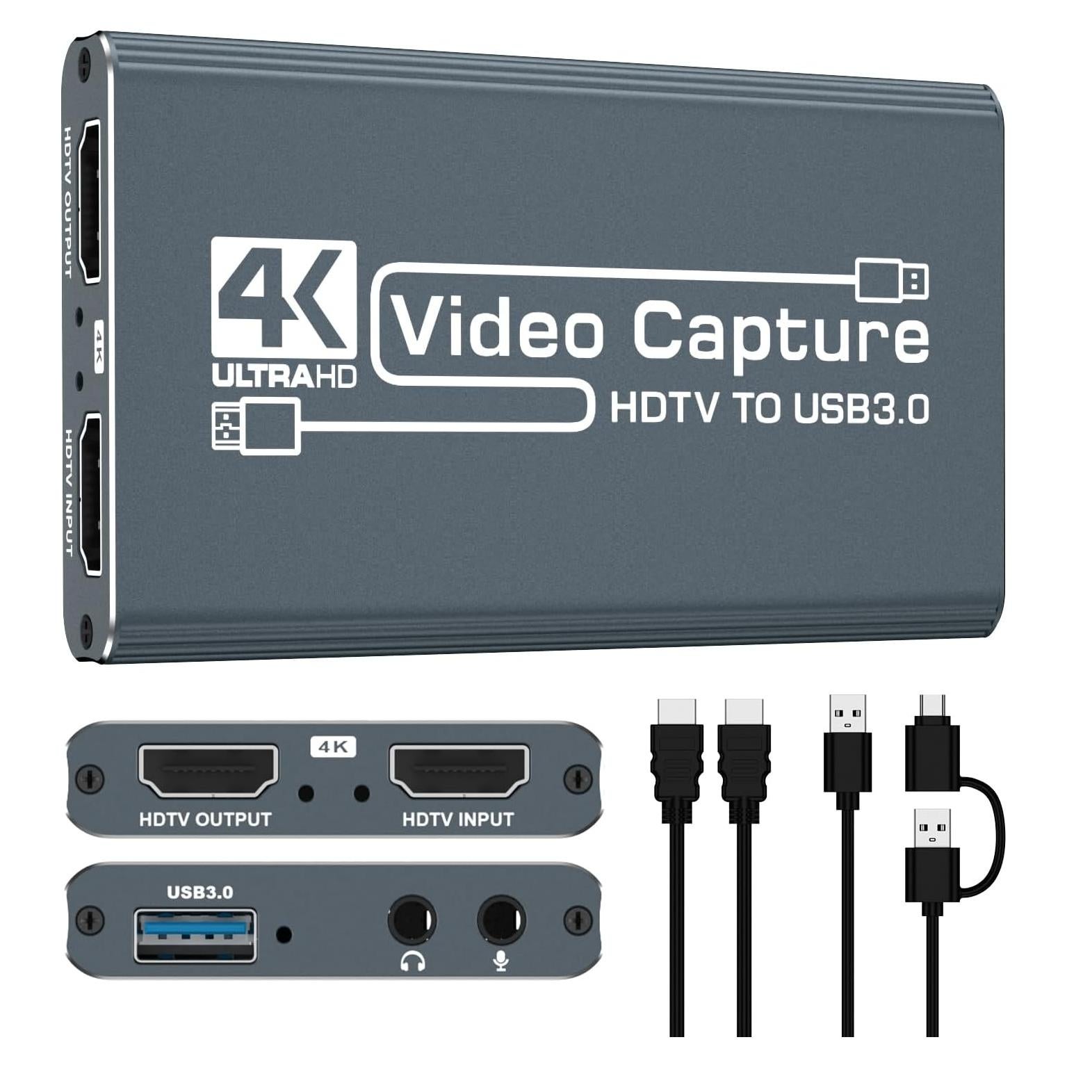 Tarjeta de Captura HDMI 4K Hanchuang HW-1410 1080P 60FPS