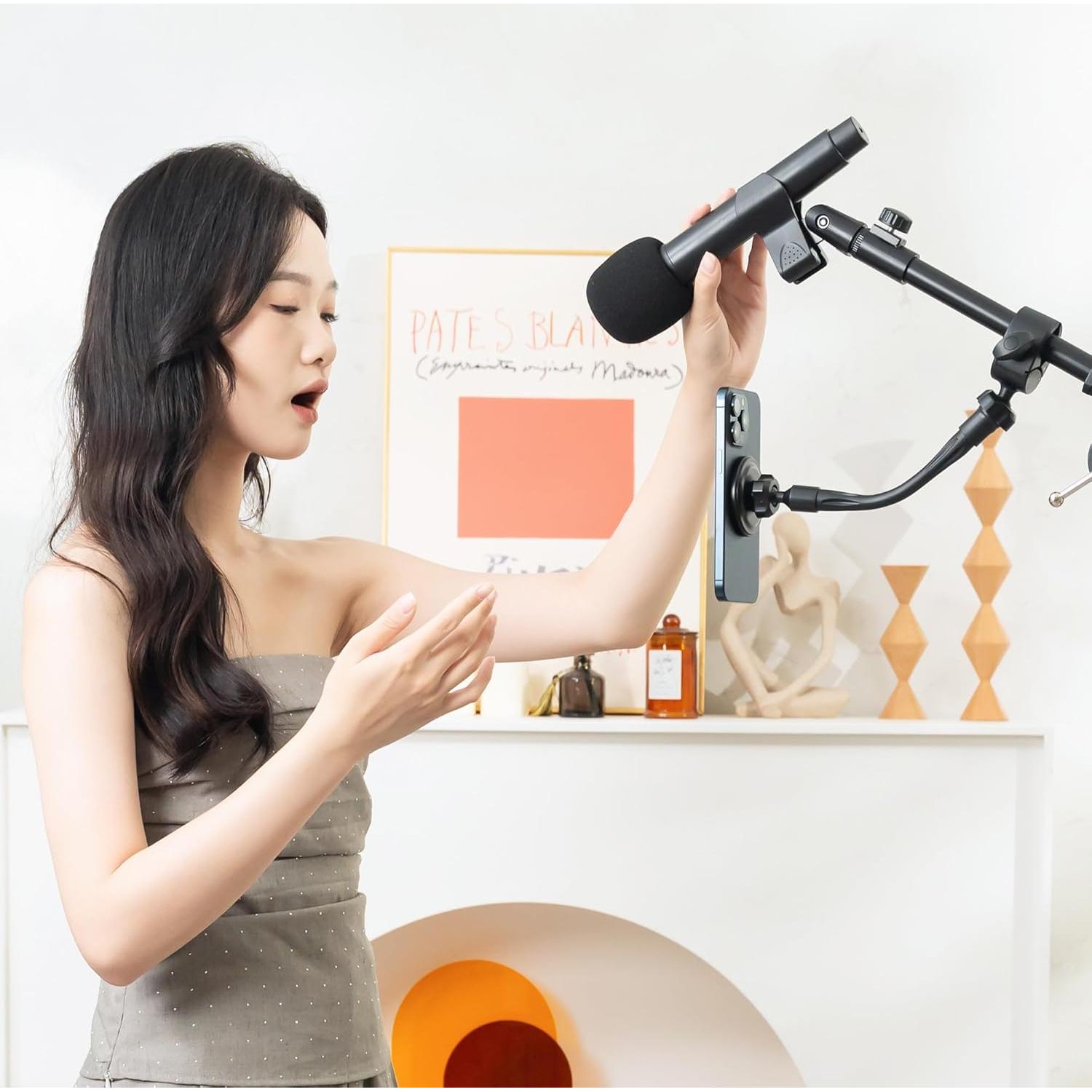 Soporte para Teléfono de Micrófono Jinjiacheng MSPH-1 Ajustable