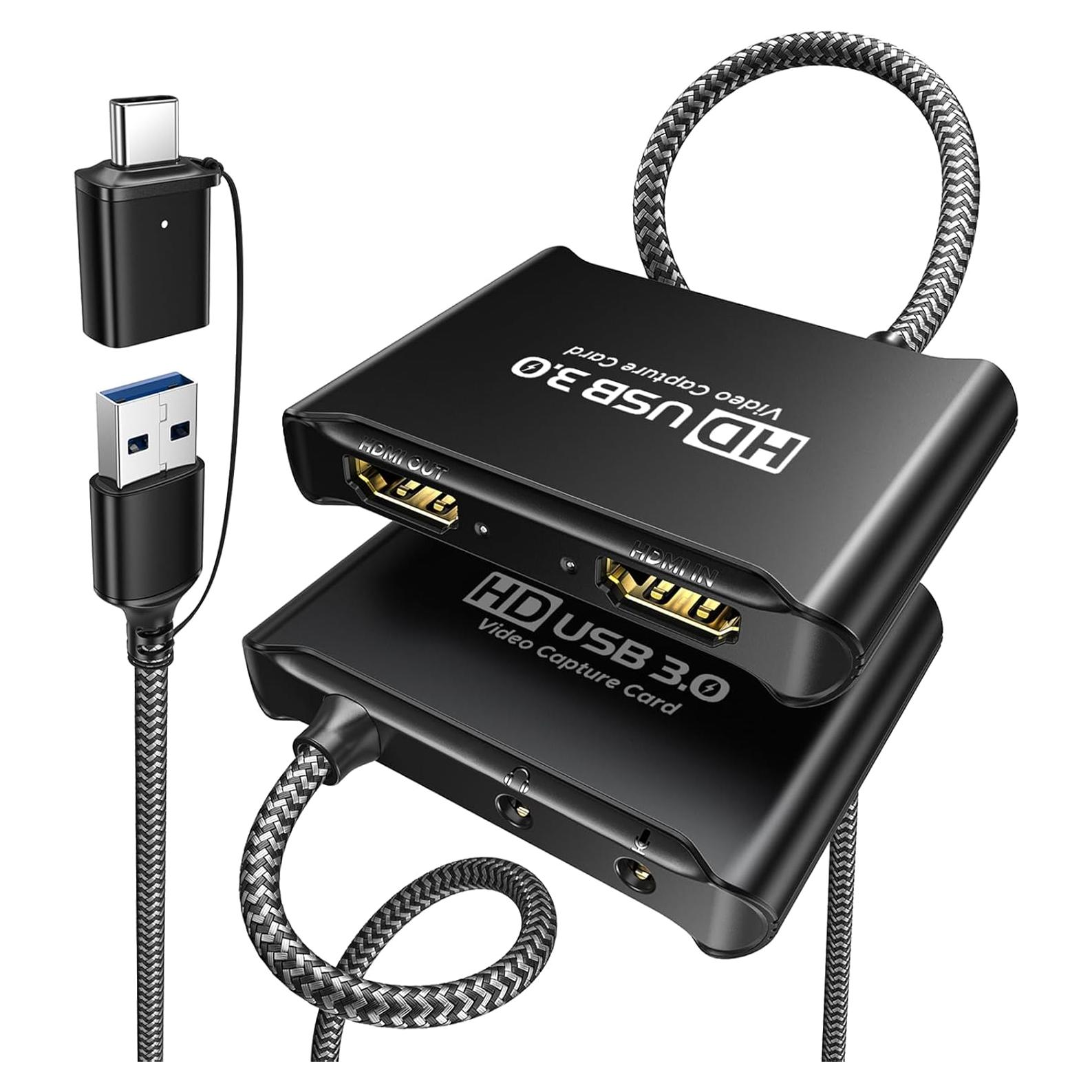 Tarjeta de Captura HDMI 1080P60 ByteWave USB 3.0 - Passthrough 4K