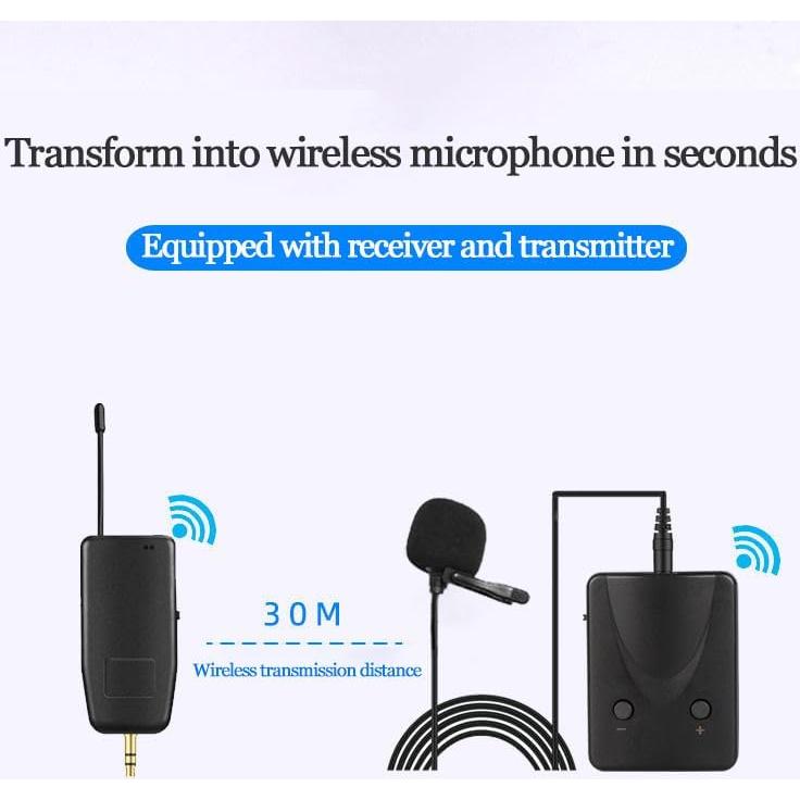 Kit de Micrófono Inalámbrico 8 en 1 - 4 Diadema y 4 Lavalier