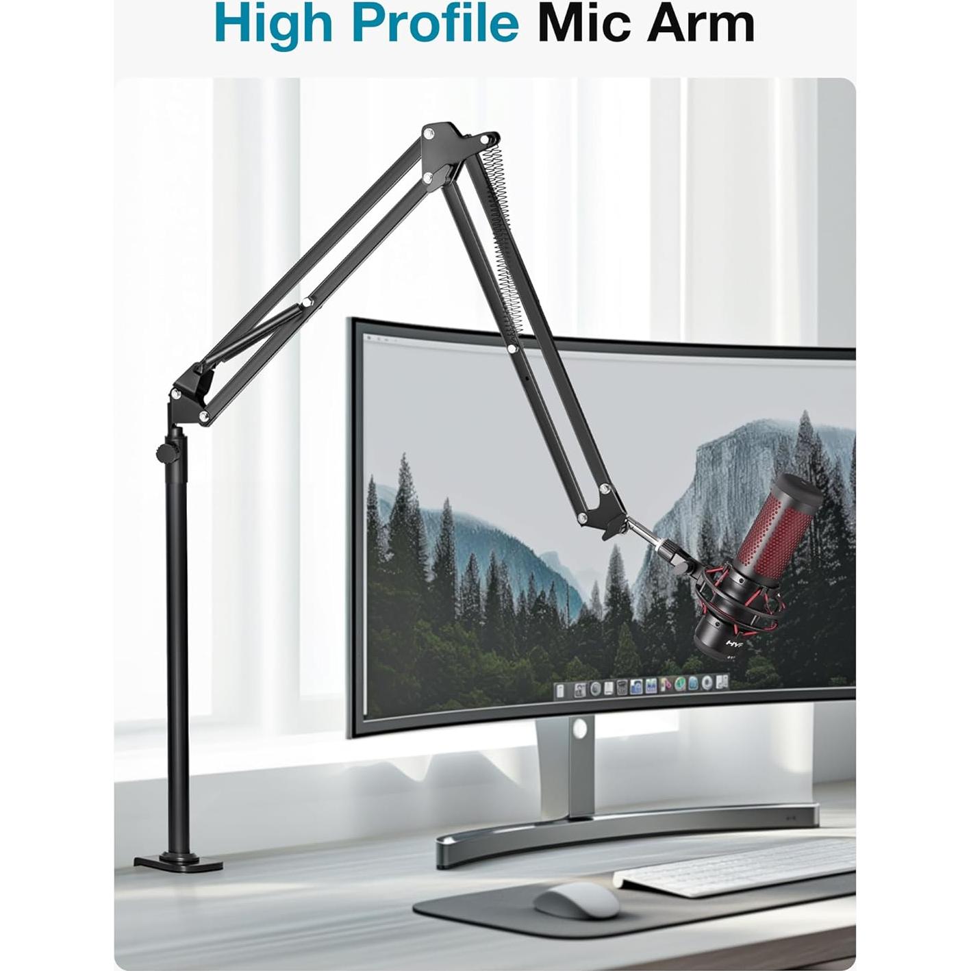 Soporte de Brazo de Micrófono InnoGear con Adaptadores 8 Pzas