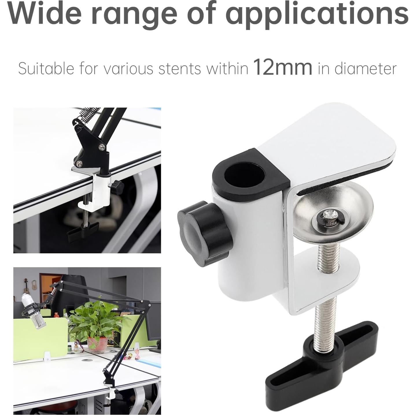 Soporte de Abrazadera en Acero Carbono OriGlam para Micrófono y Lámpara