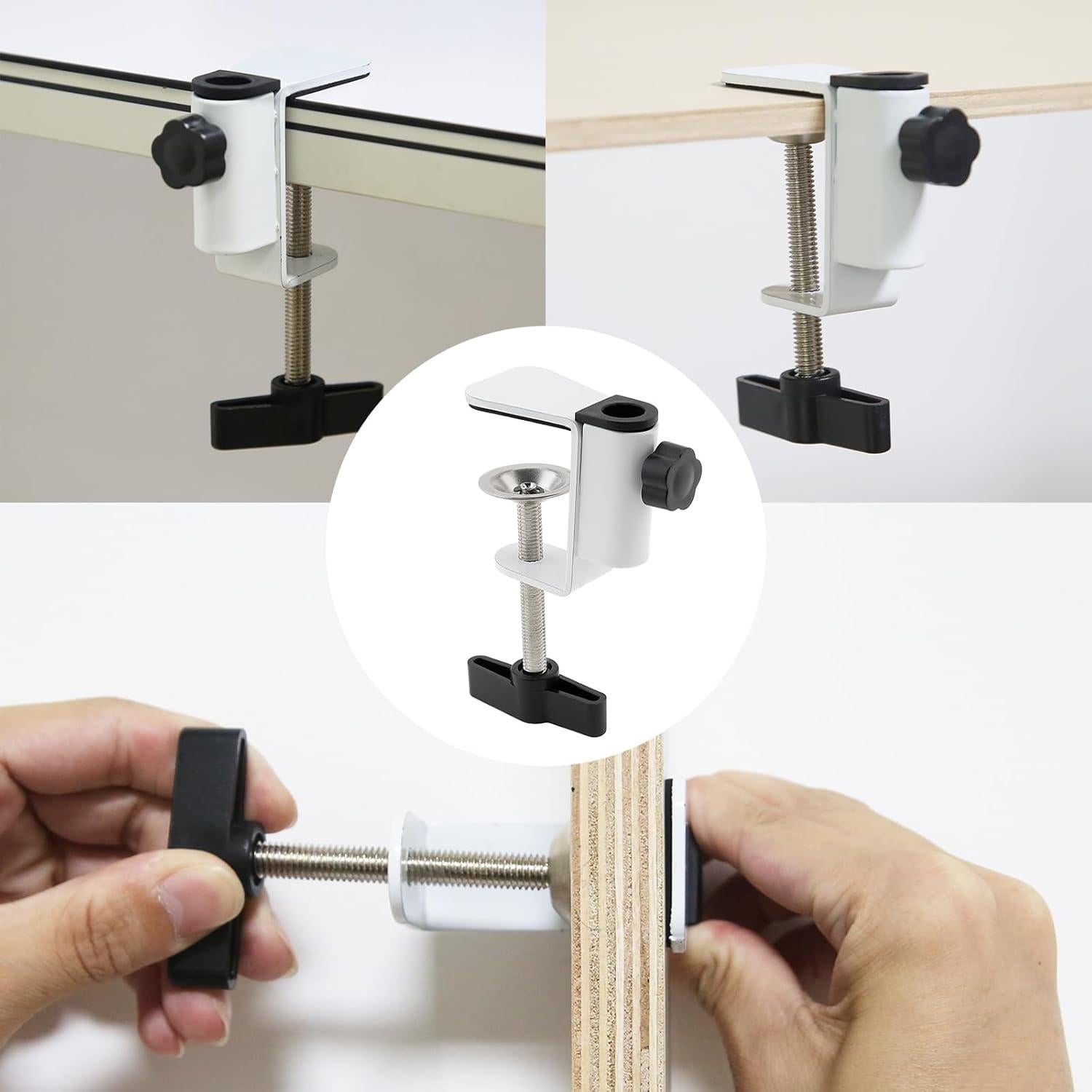 Soporte de Abrazadera en Acero Carbono OriGlam para Micrófono y Lámpara