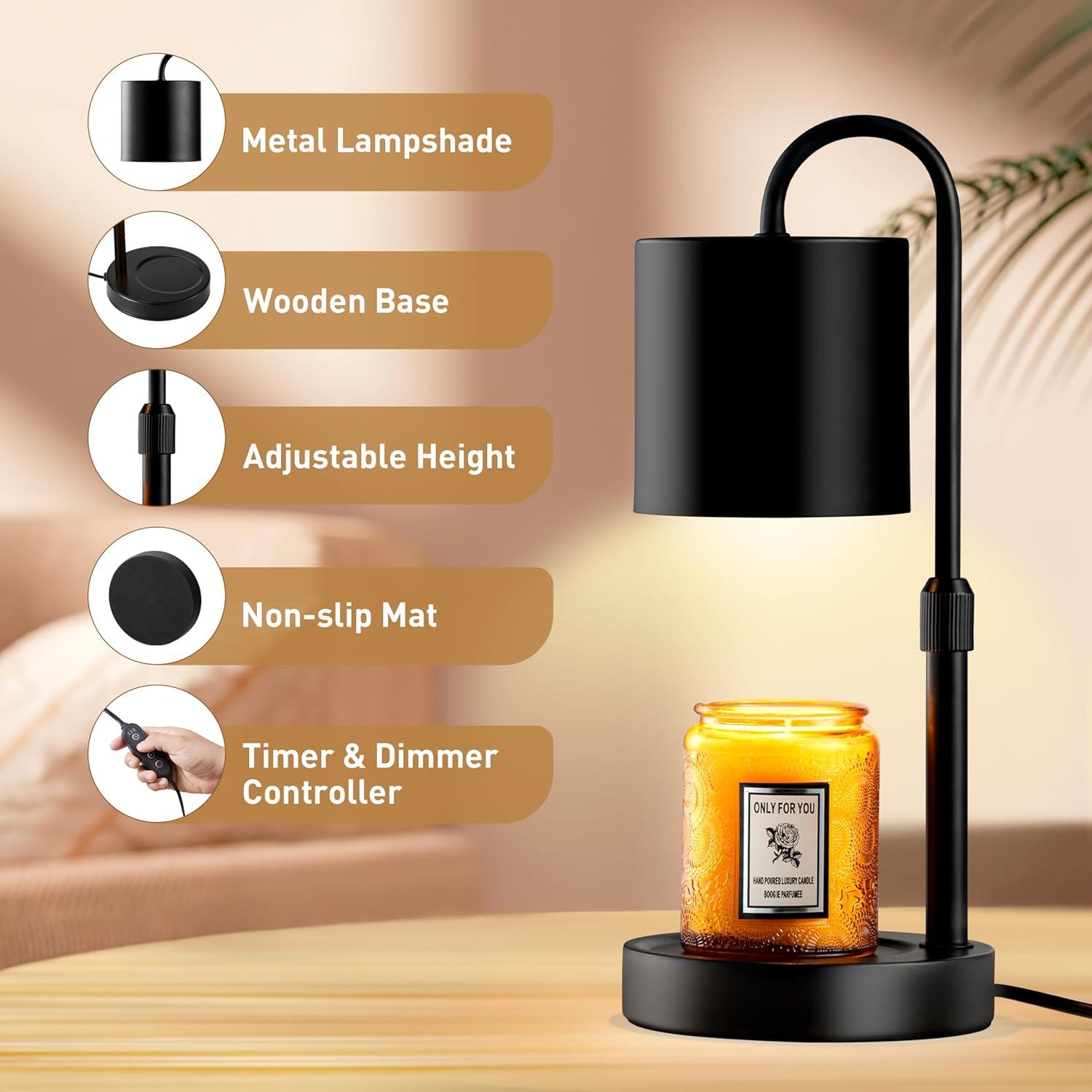 Lámpara Calentadora de Velas Briever L6088-HH 50W Negra