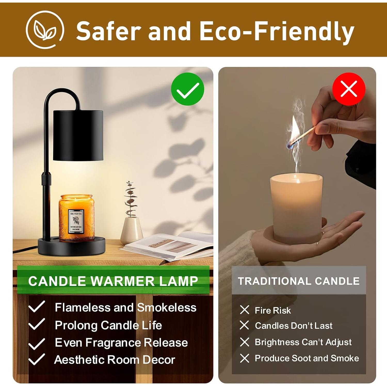 Lámpara Calentadora de Velas Briever L6088-HH 50W Negra