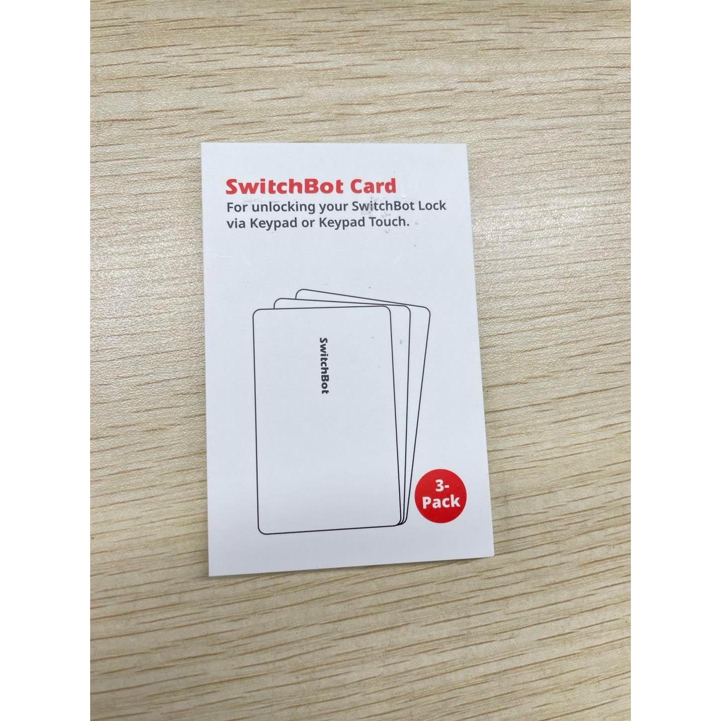 SwitchBot Cerradura Teclado Control App Paquete de 3