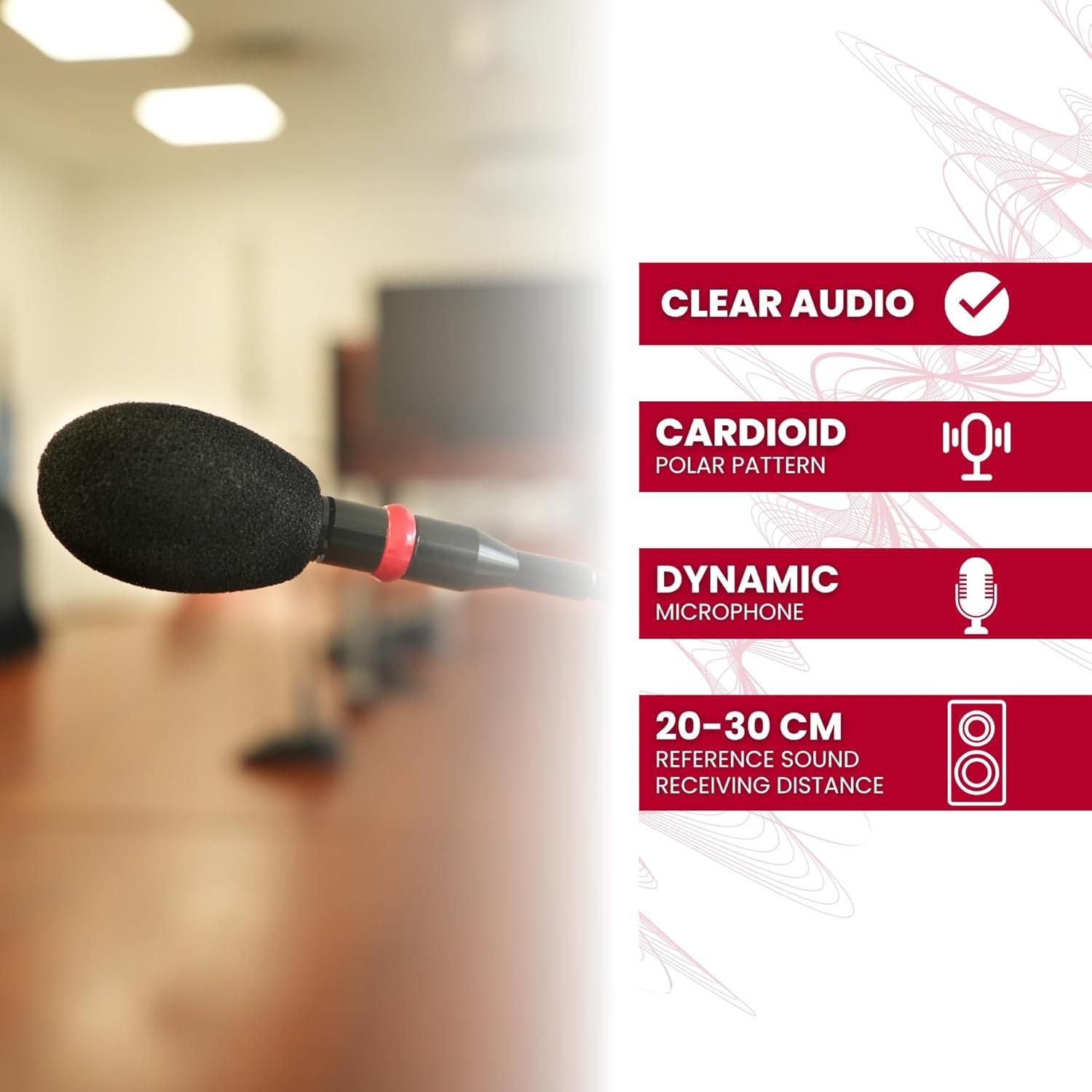 Micrófono de condensador NOVIK NEO FNK-10 con cuello de ganso