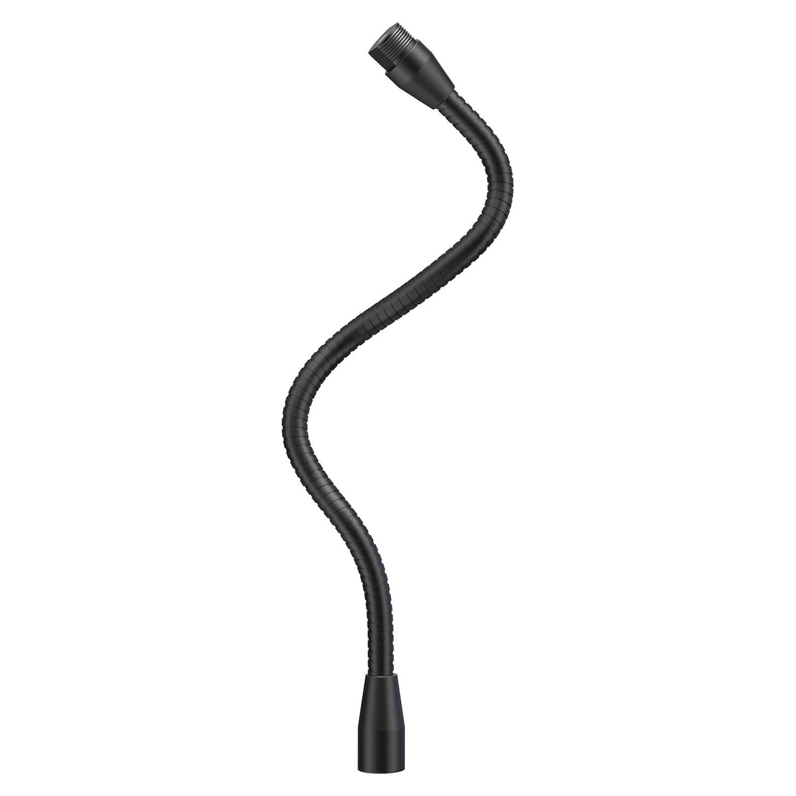 Brazo Flexible de Micrófono ZealSound 33 cm Aluminio Negro