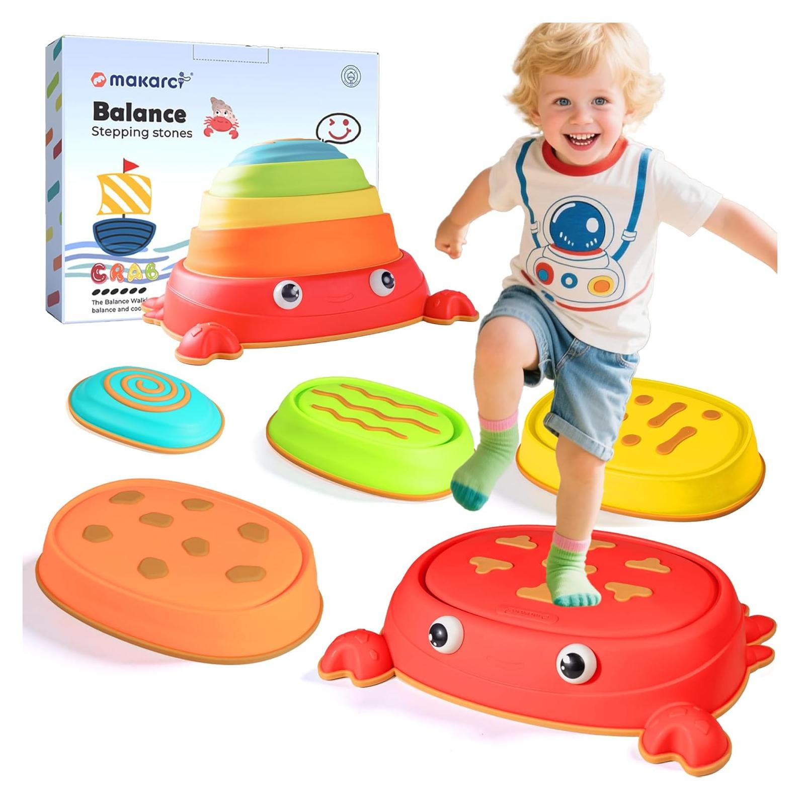 Piedras de Paso Sensoriales Makarci para Niños - 5 Piezas