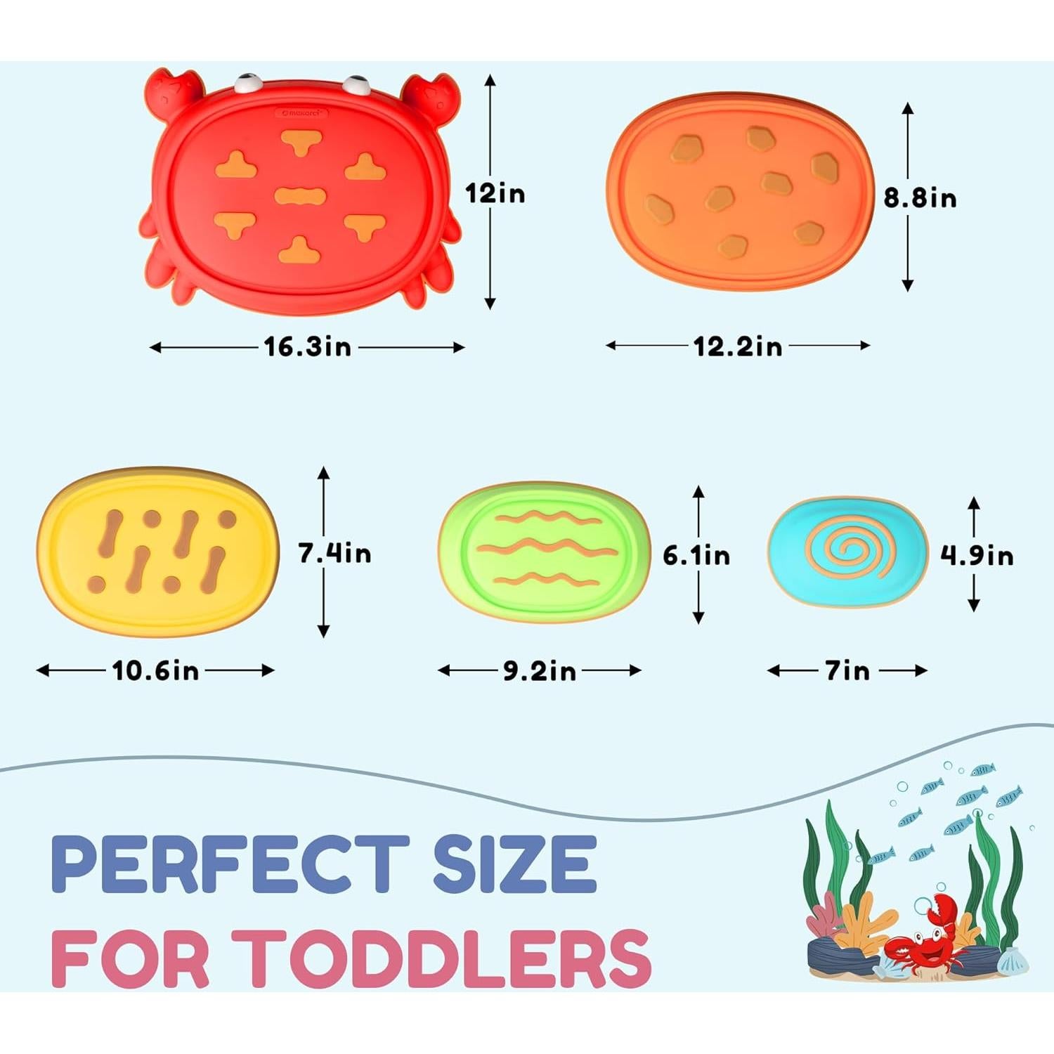 Piedras de Paso Sensoriales Makarci para Niños - 5 Piezas