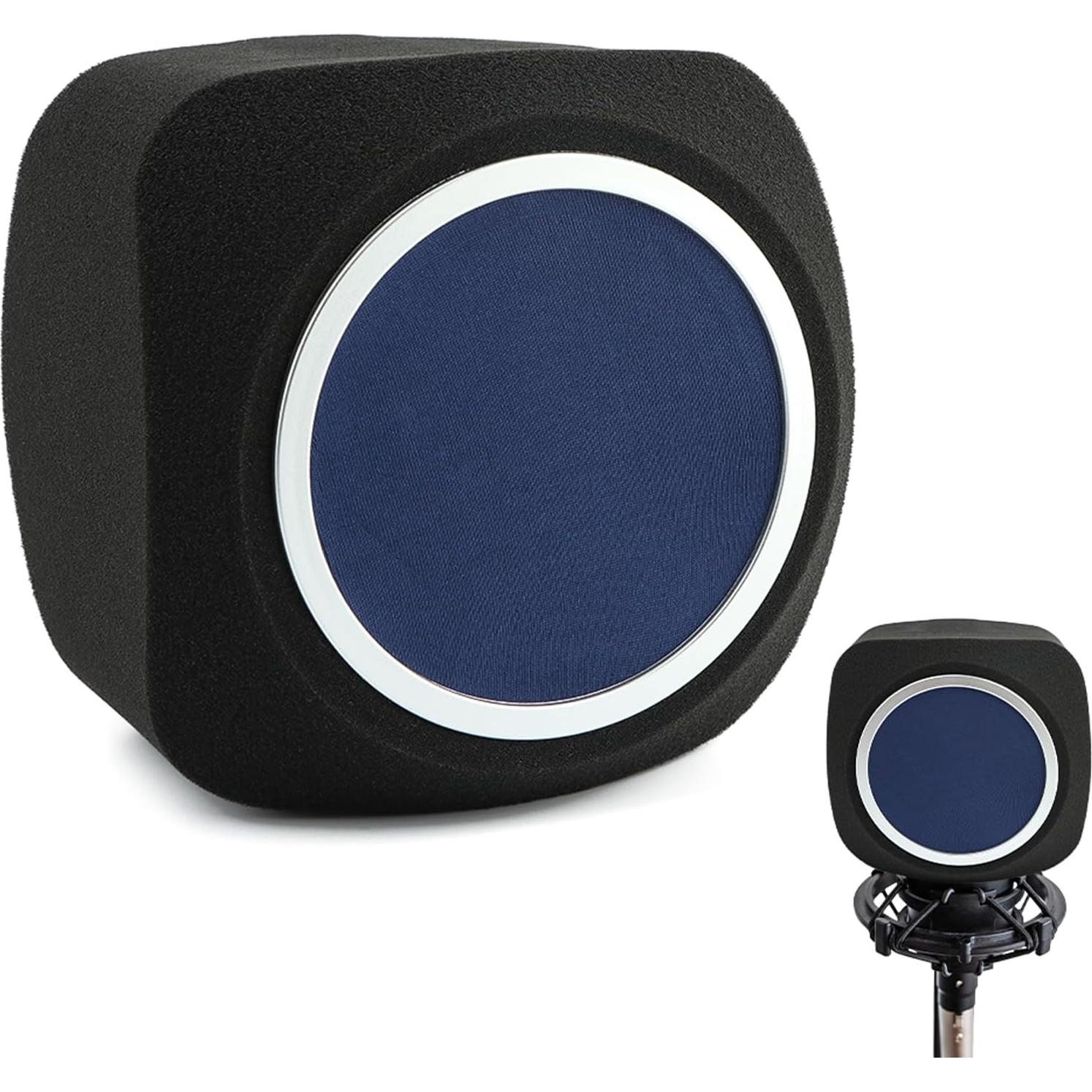 Escudo de Aislamiento para Micrófono Loyanger - Filtro de Ruido Azul