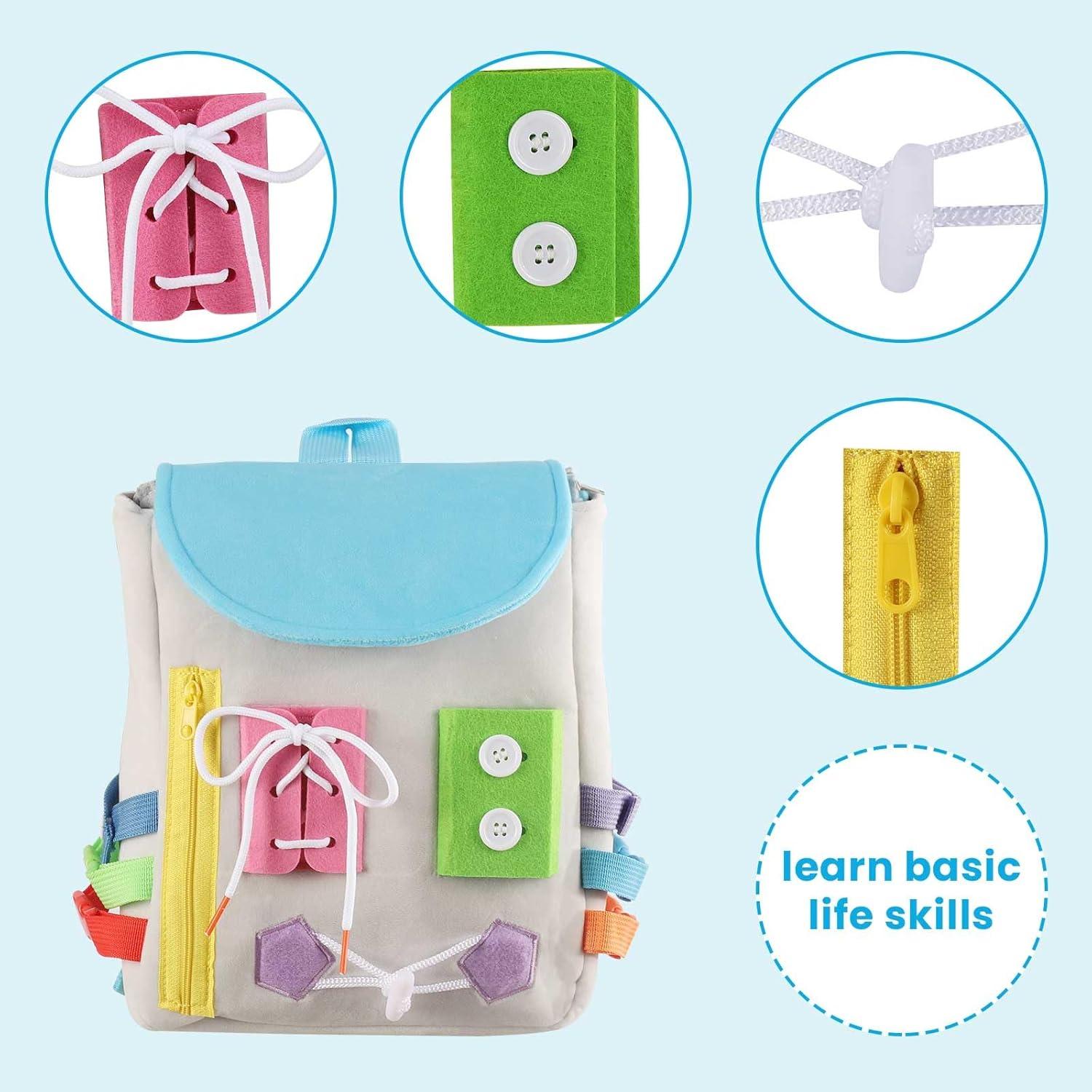 Mochila Tablero Ocupado Foshan - Juguete Educativo Gris