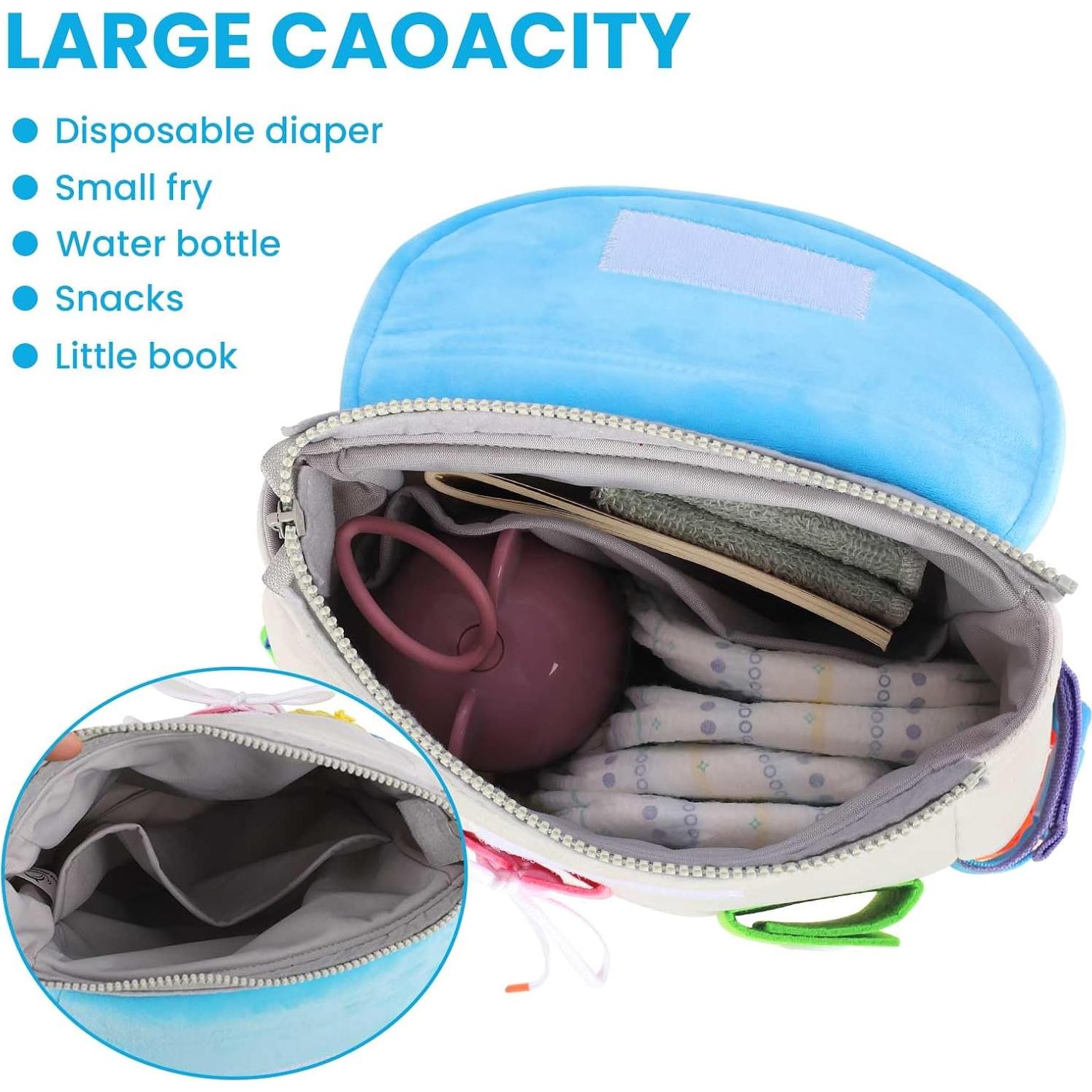 Mochila Tablero Ocupado Foshan - Juguete Educativo Gris