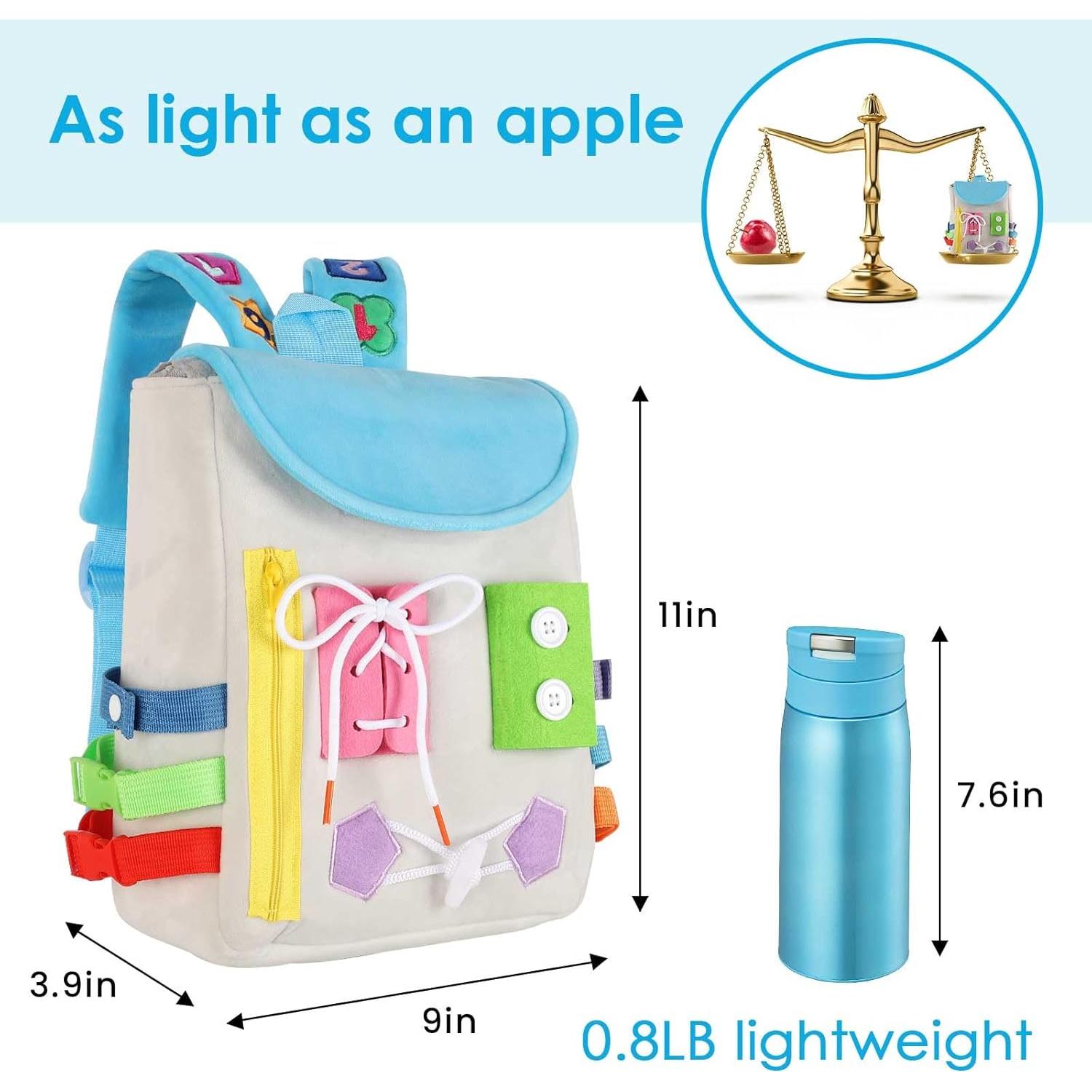 Mochila Tablero Ocupado Foshan - Juguete Educativo Gris