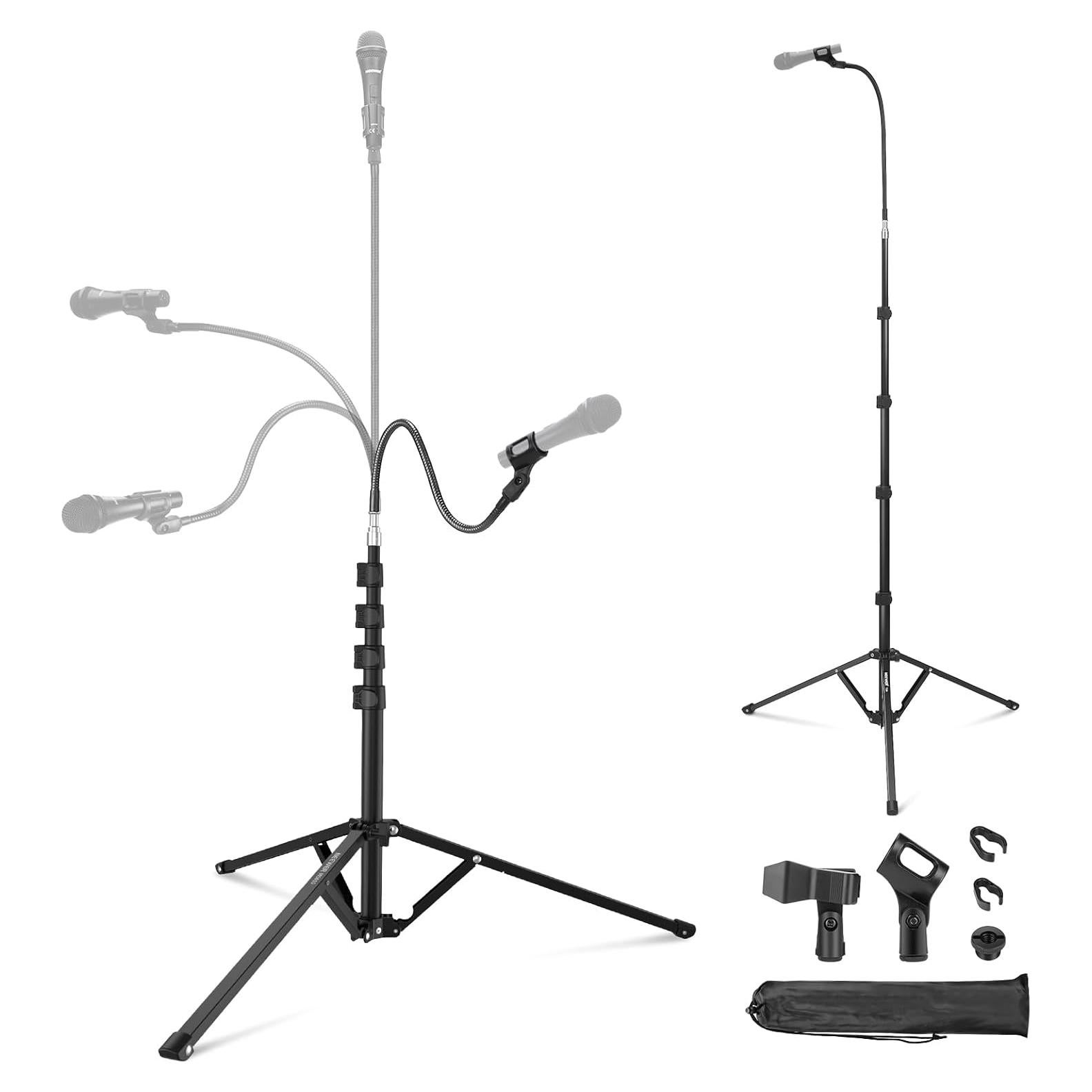 Soporte de Micrófono NEEWER con Brazo Flexible y Trípode