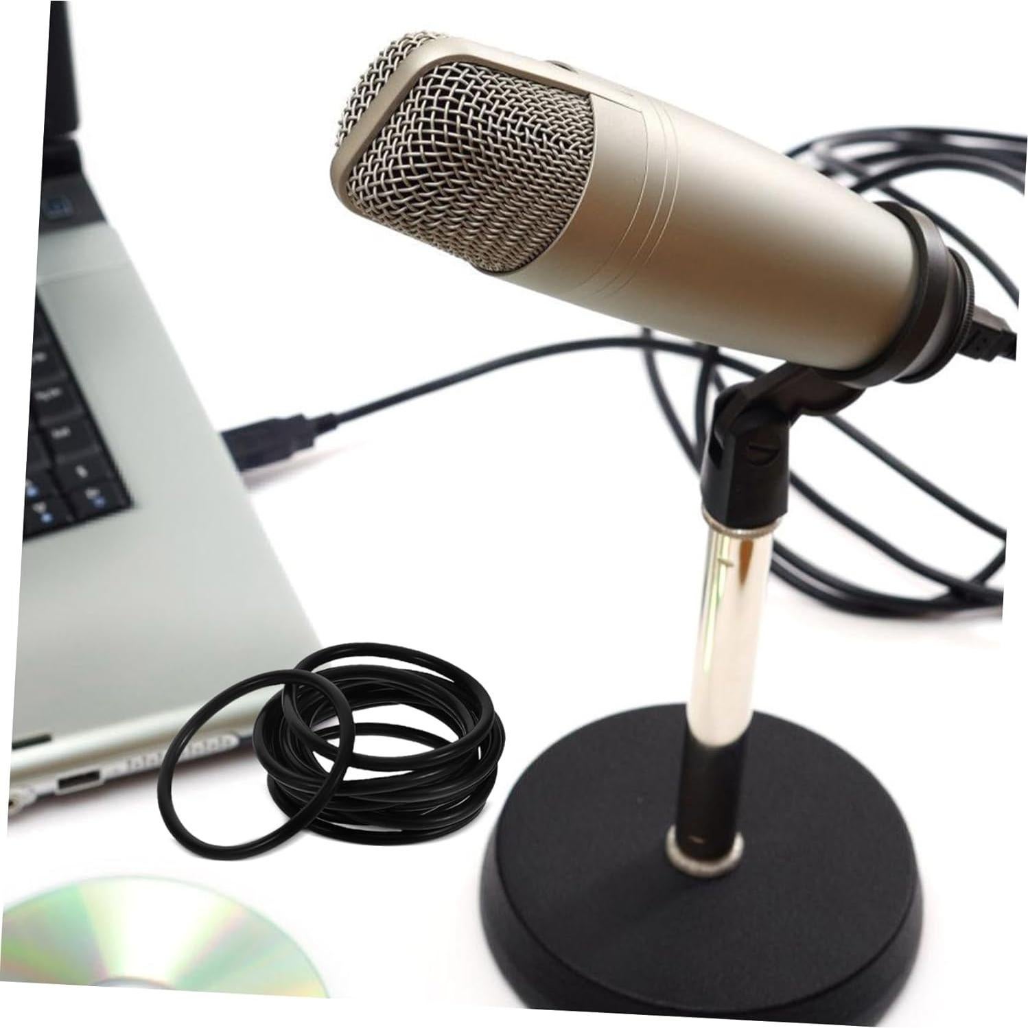 Soporte Antivibración para Micrófono Universal 10 Pcs - Negro