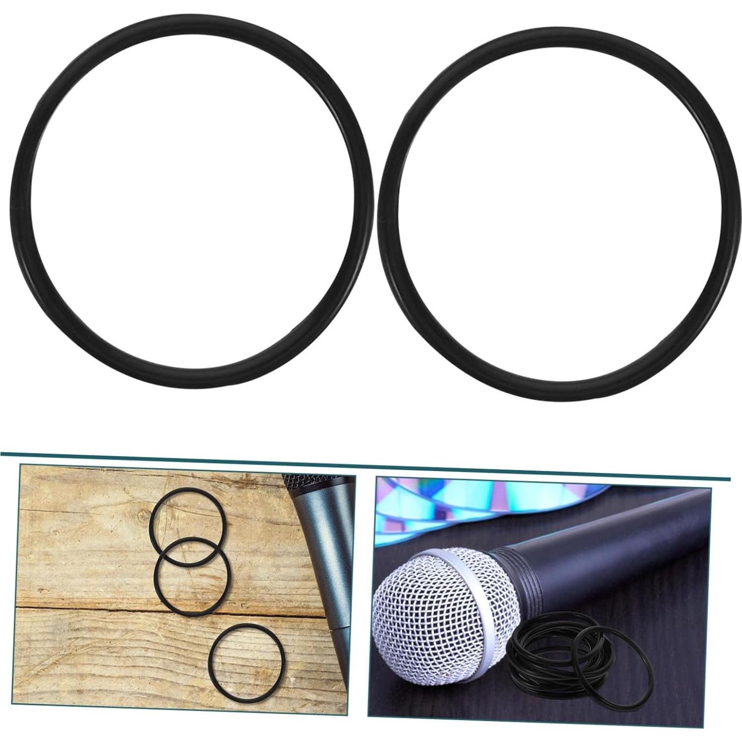 Soporte Antivibración para Micrófono Universal 10 Pcs - Negro