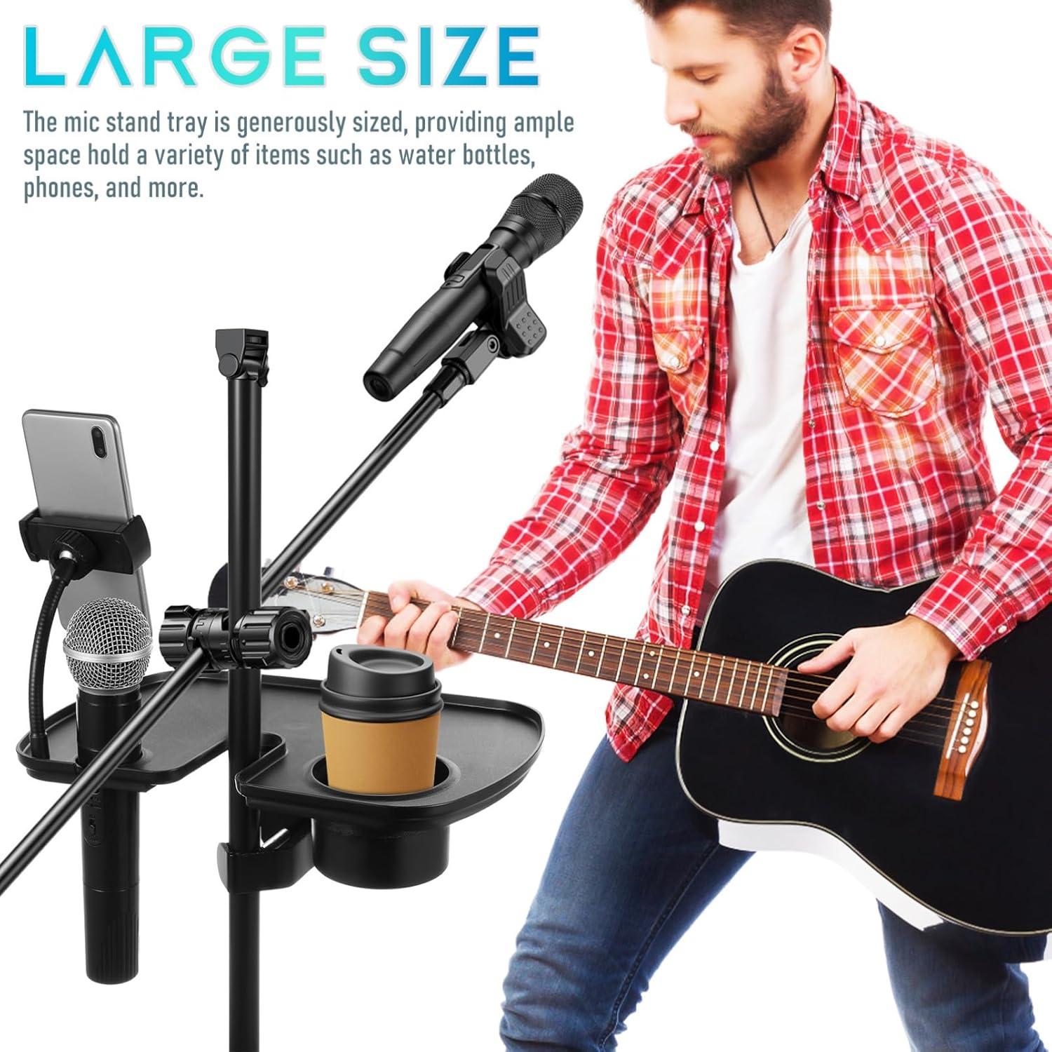 Soporte Universal para Micrófono Toyvian con Porta Bebidas