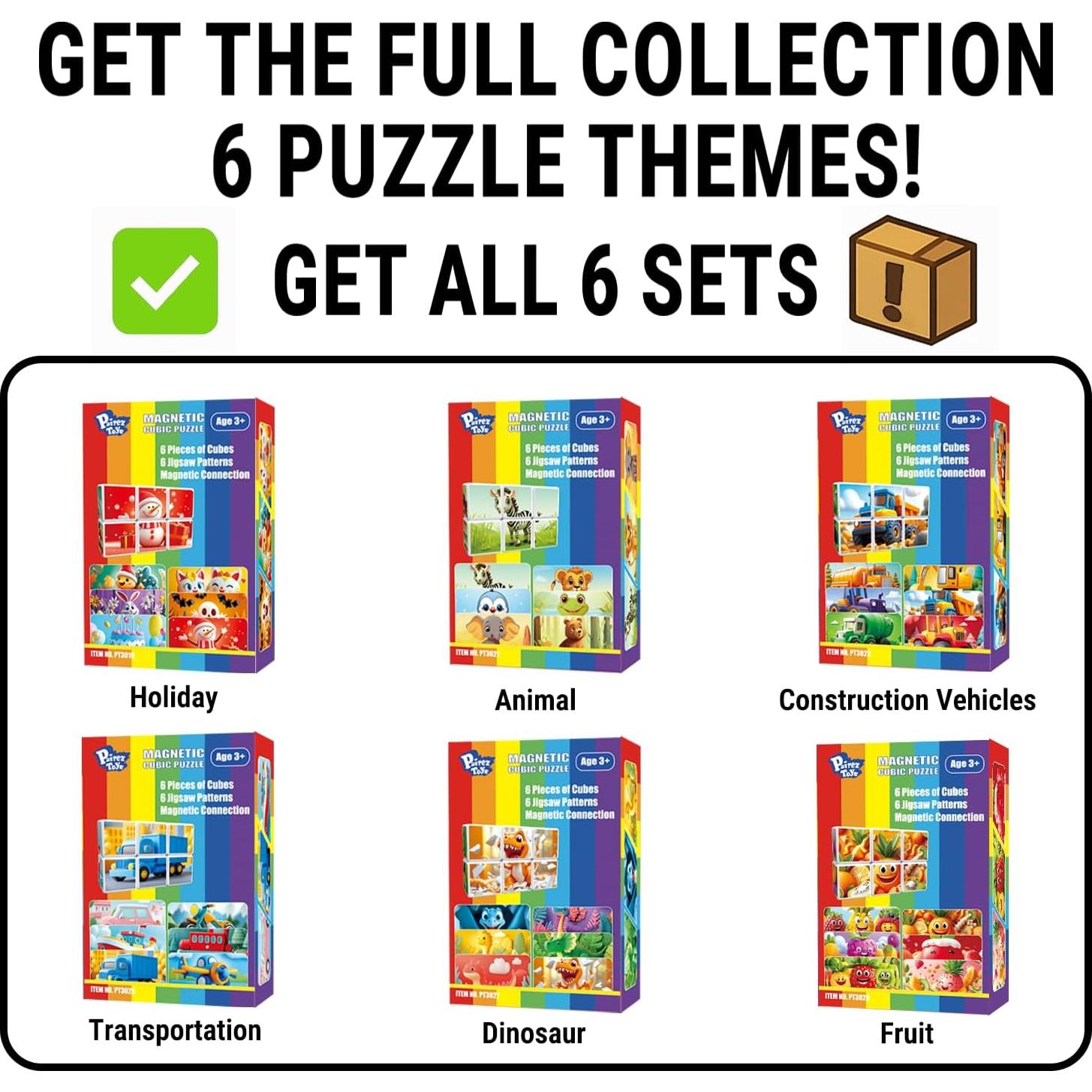 Bloques Magnéticos Educativos Pairez Toys - 36 PCS para Niños 3-5 Años