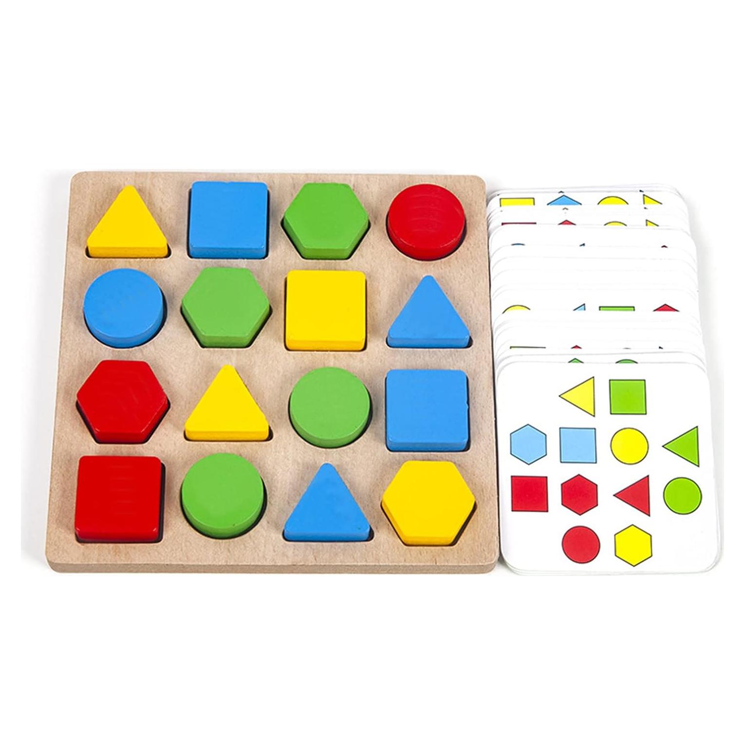 Juego de Emparejamiento de Formas Pajojoqa - Juguete Educativo