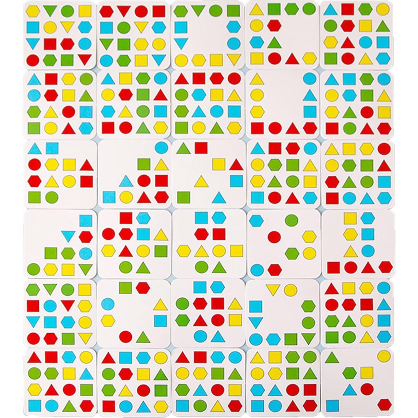 Juego de Emparejamiento de Formas Pajojoqa - Juguete Educativo