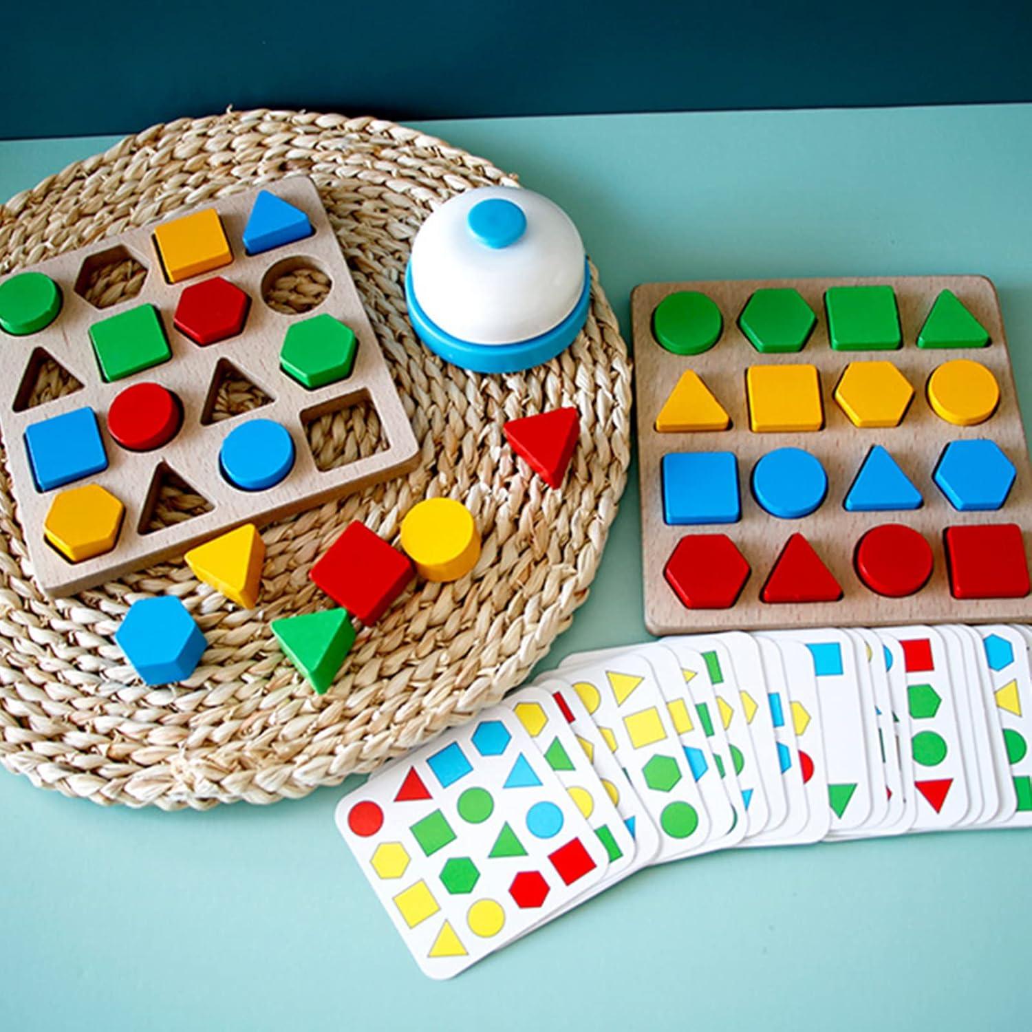 Juego de Emparejamiento de Formas Pajojoqa - Juguete Educativo