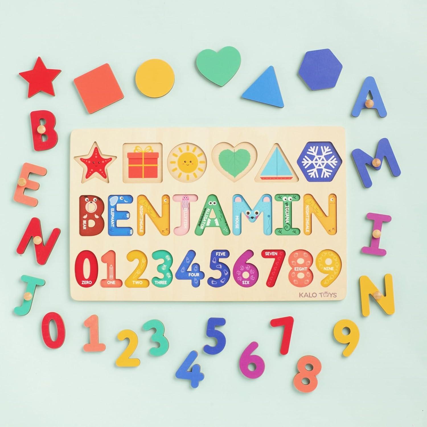 Rompecabezas de Madera Personalizado Woodartis para Bebés 1-3 Años