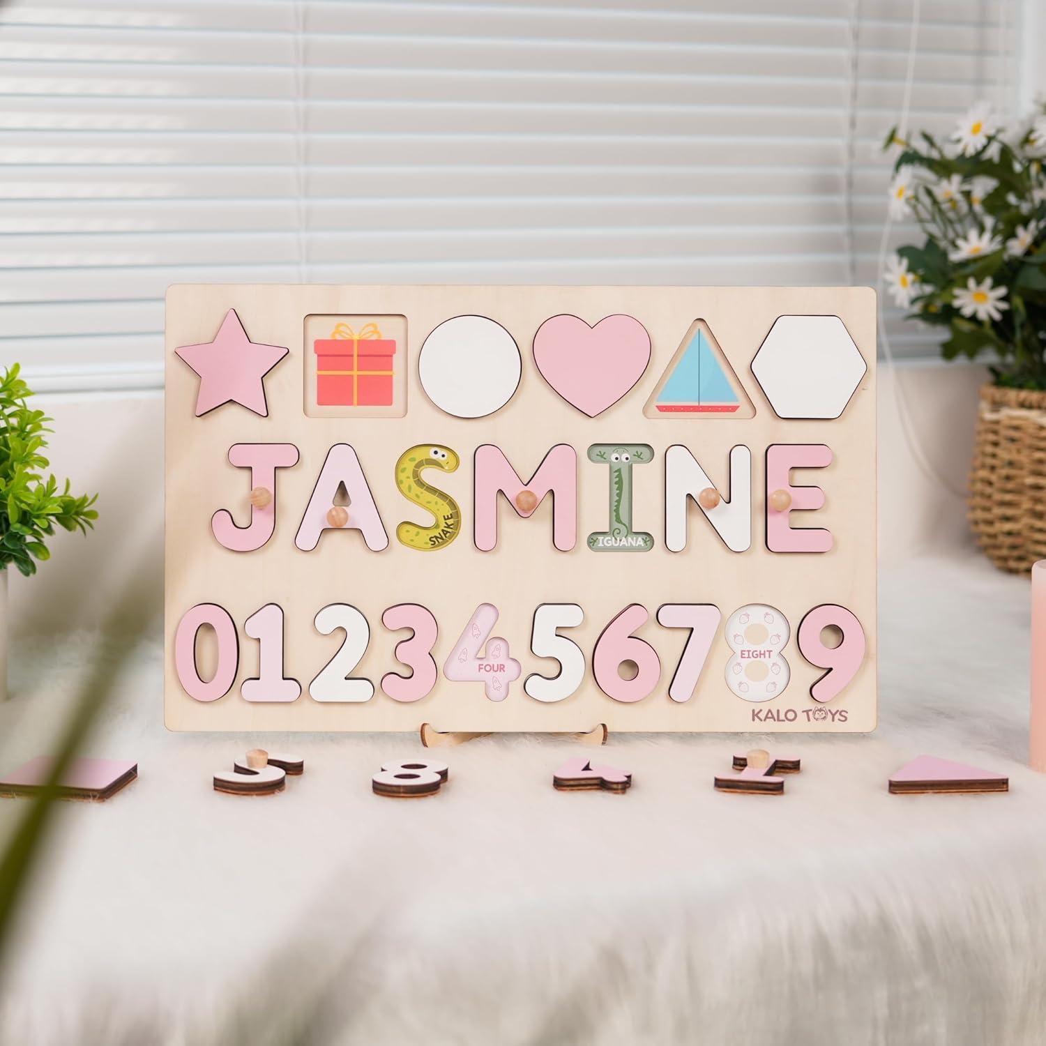 Rompecabezas de Madera Personalizado Woodartis para Bebés 1-3 Años