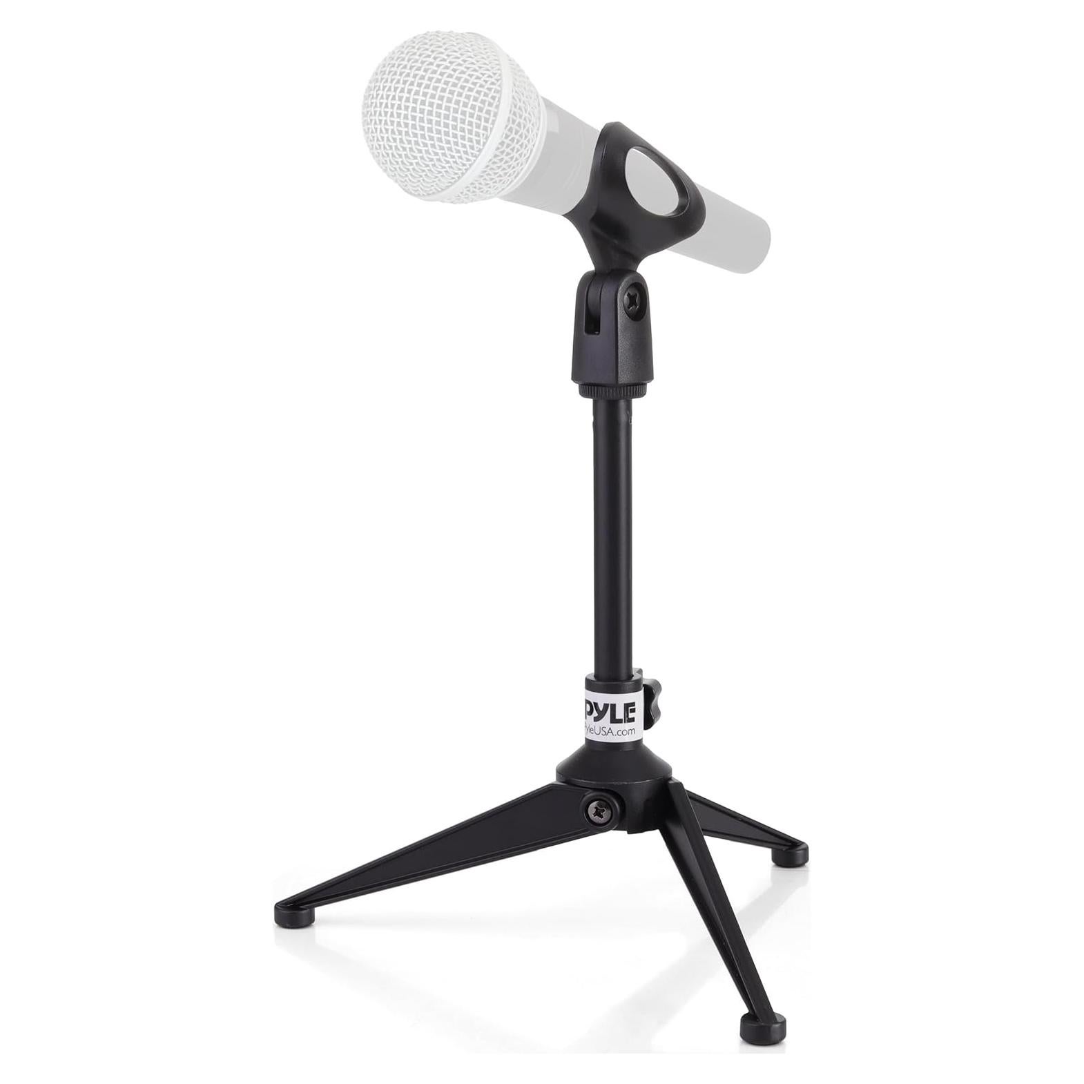 Soporte de Micrófono de Trípode Pyle PMKSDT25 Ajustable 11.9-22.1 cm