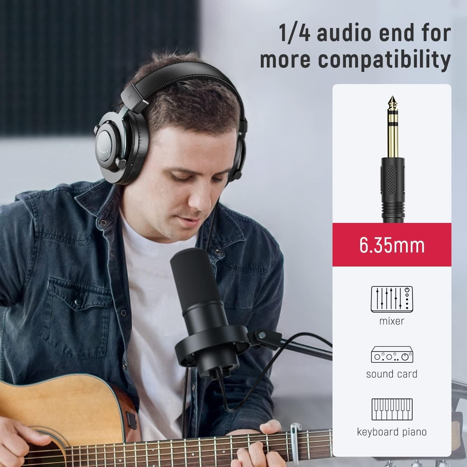 Kit de Micrófono USB FIFINE con Auriculares H8 para Gaming y Podcast