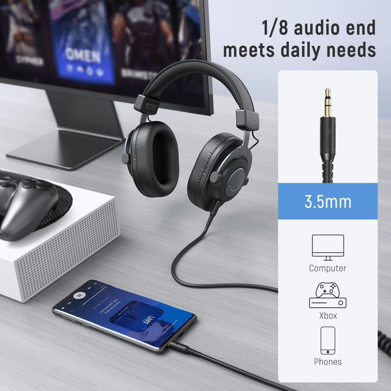 Kit de Micrófono USB FIFINE con Auriculares H8 para Gaming y Podcast