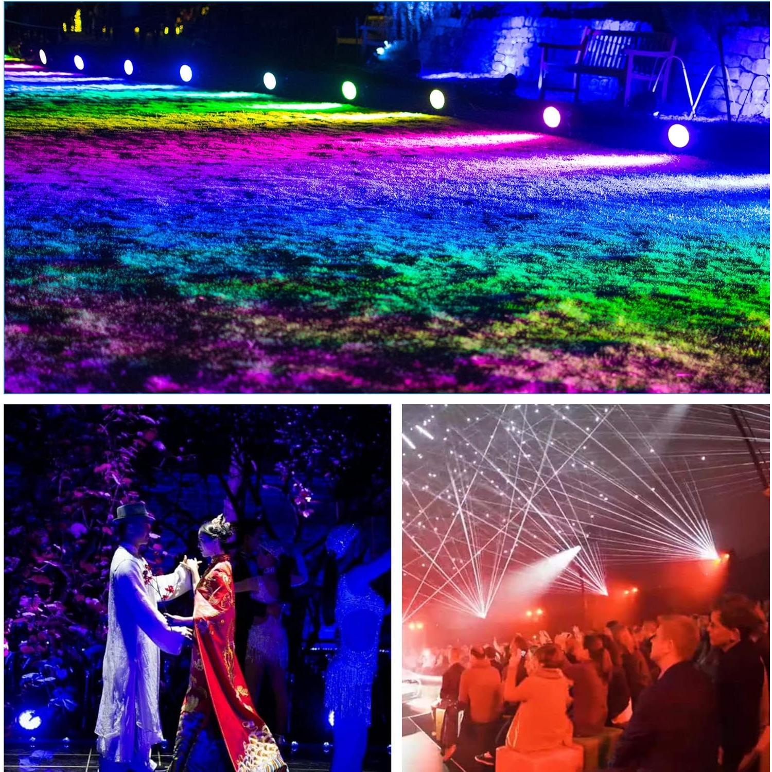 BETOPPER Luz de Escenario 200W RGB DMX Efectos Iluminación