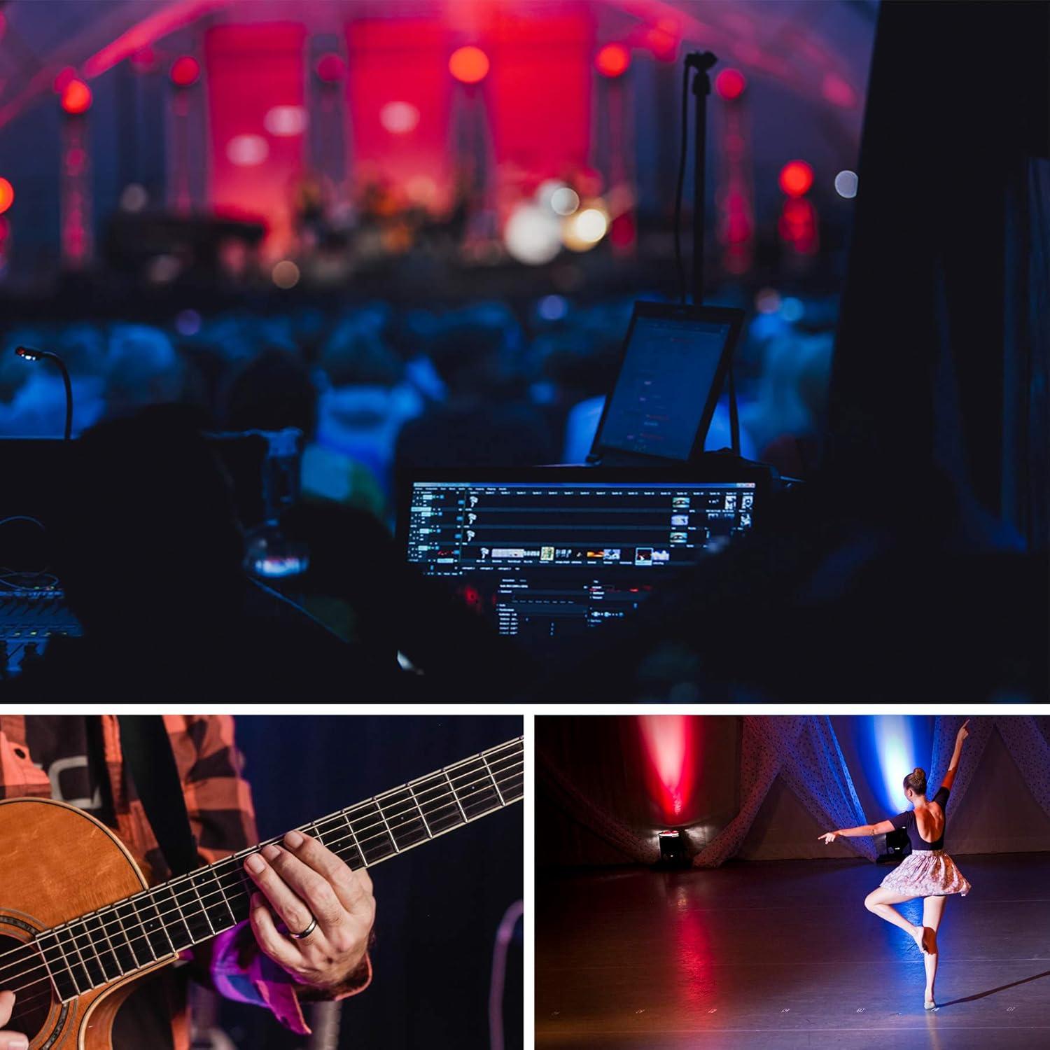 BETOPPER Luz de Escenario 200W RGB DMX Efectos Iluminación