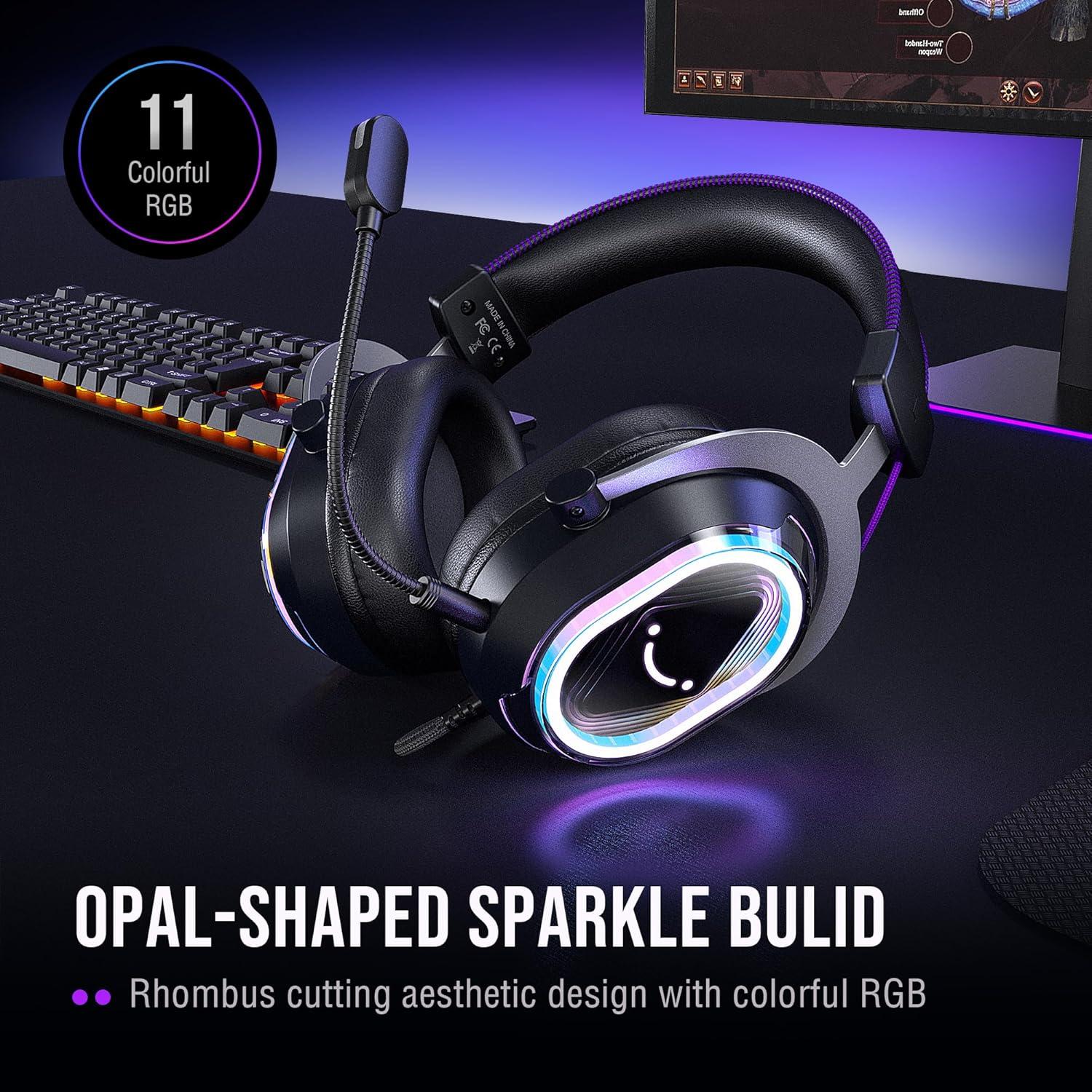 Auriculares Gaming FIFINE H13BP USB 7.1 RGB - Micrófono NC