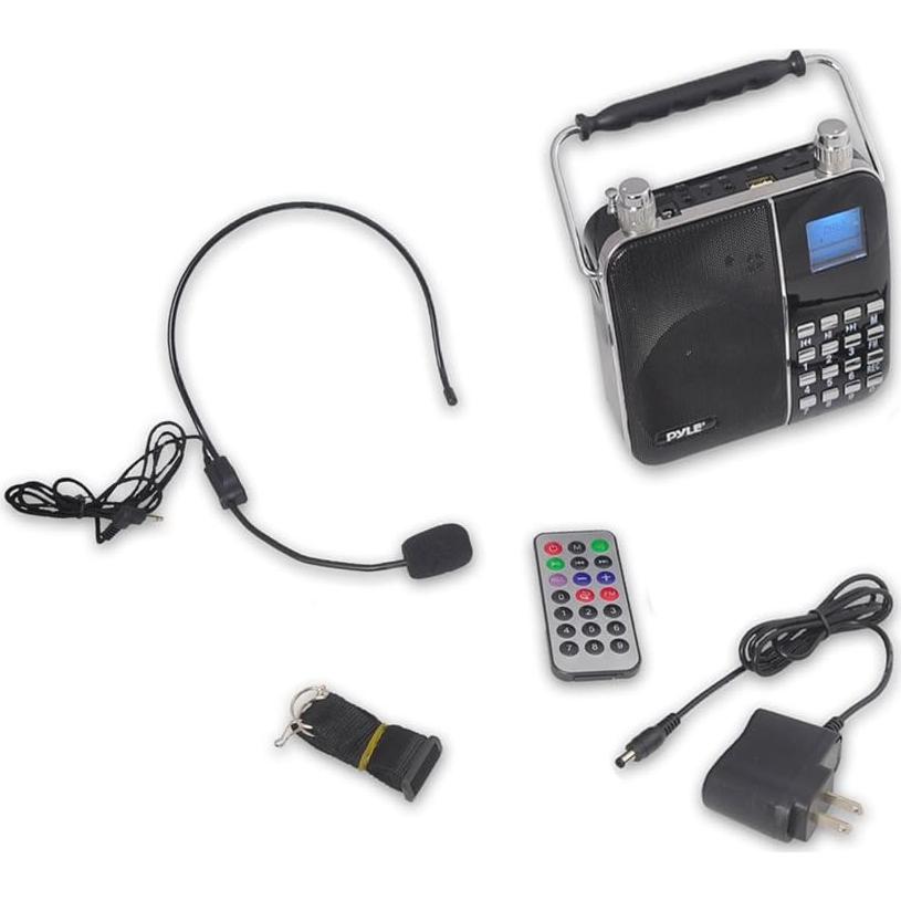 Sistema PA portátil Pyle PWMA68 con micrófono y Bluetooth