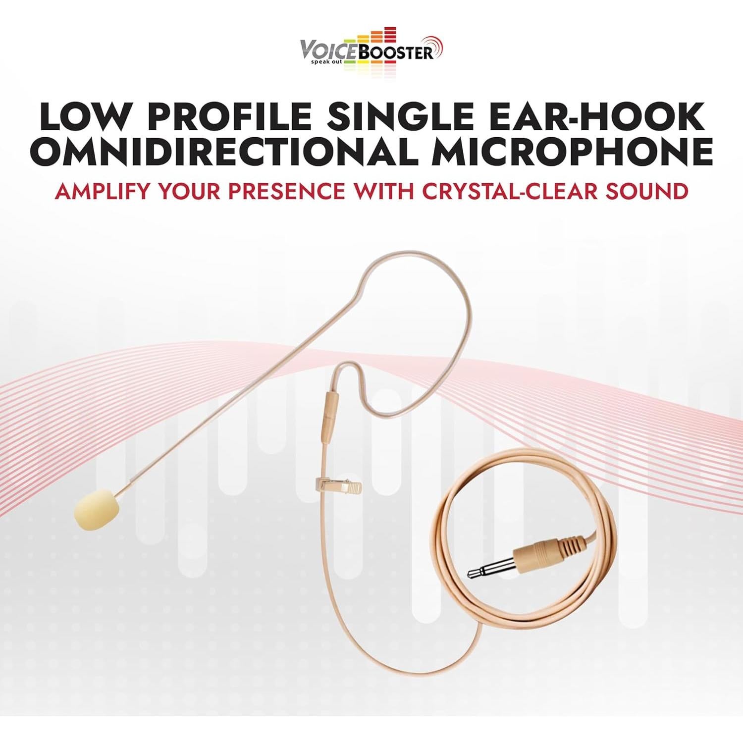 Micrófono de Diadema Omnidireccional VoiceBooster VB-EH-201