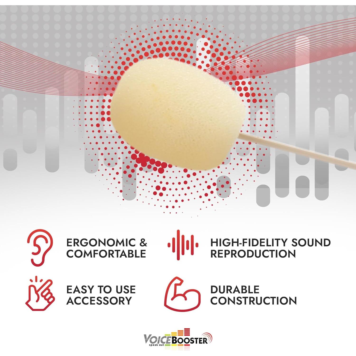 Micrófono de Diadema Omnidireccional VoiceBooster VB-EH-201