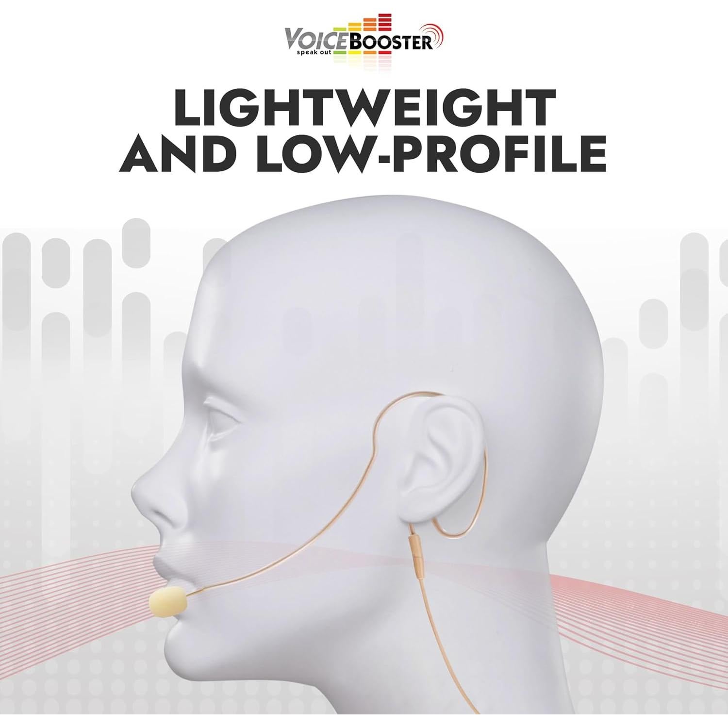 Micrófono de Diadema Omnidireccional VoiceBooster VB-EH-201