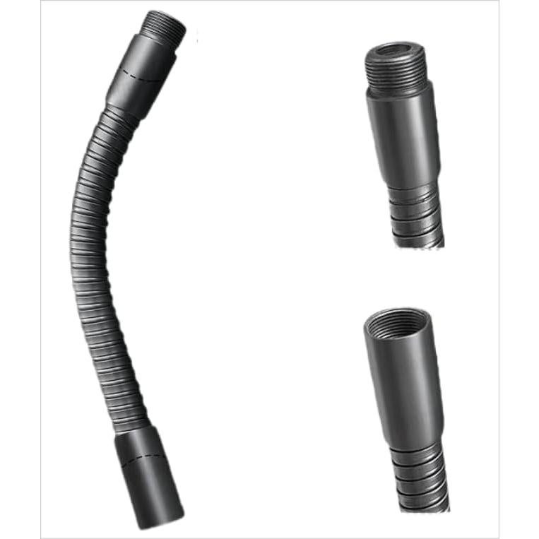 Soporte de Micrófono Cuello de Ganso 33 cm Metal Negro