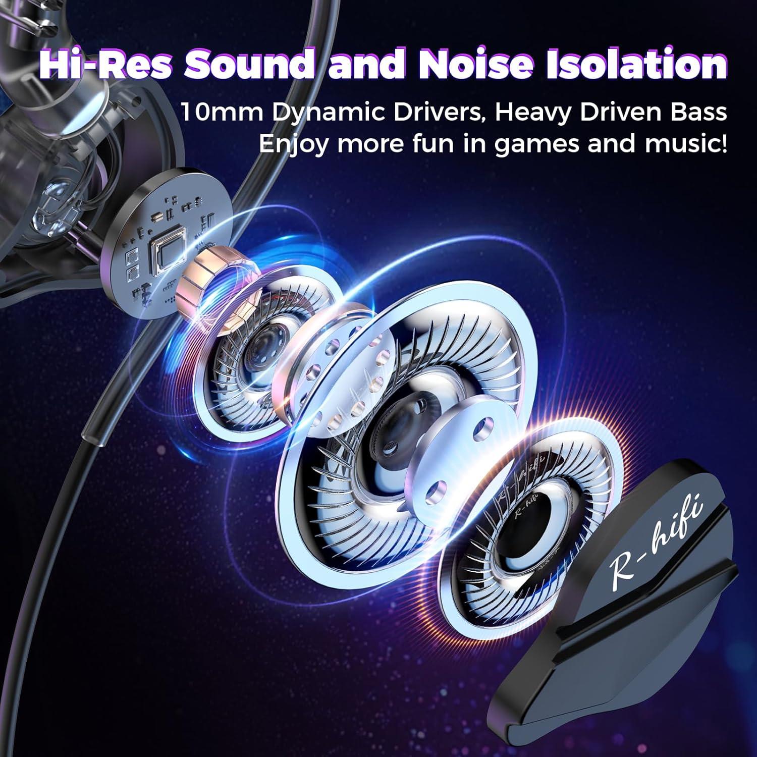 Auriculares Gaming BlueFire In-Ear con Micrófono y Cancelación de Ruido